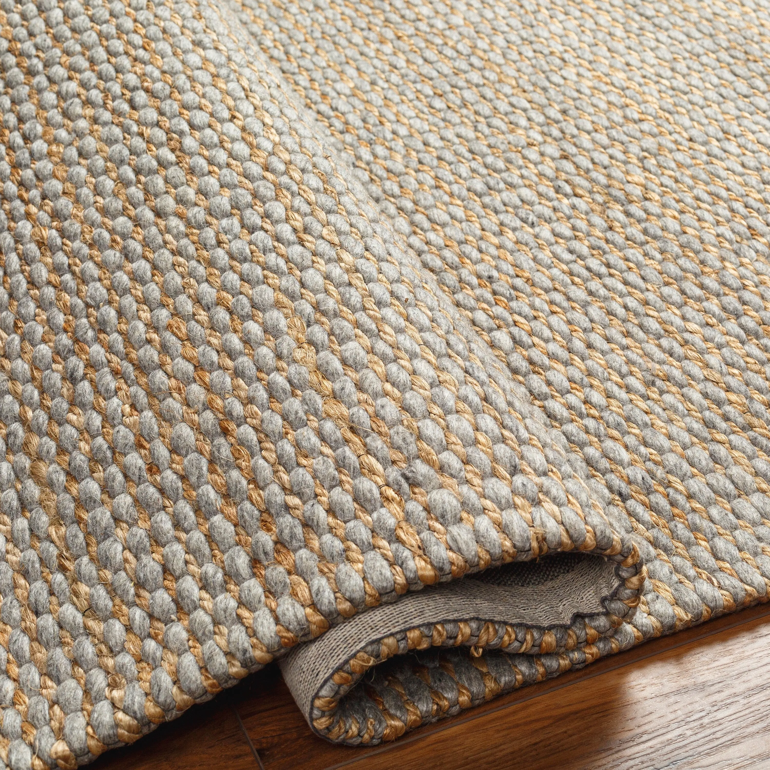 Petyra Handmade Jute & Wool Blend Area Rug
