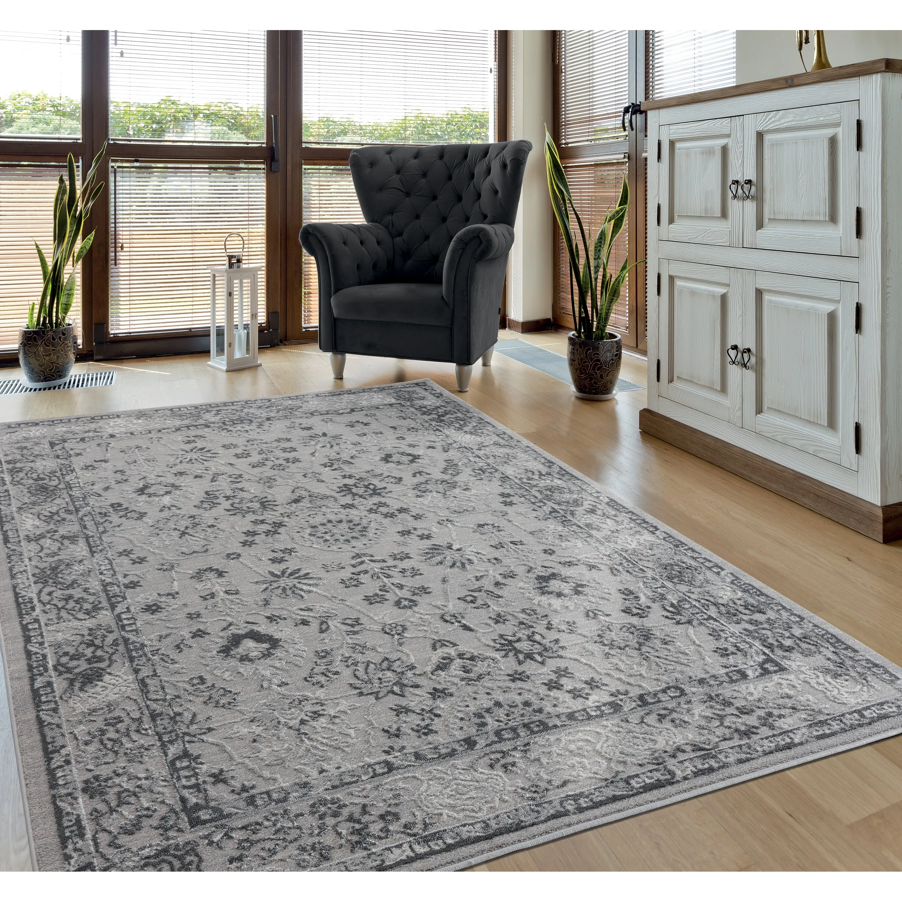 Porch & Den Reuben Distressed Oriental Area Rug