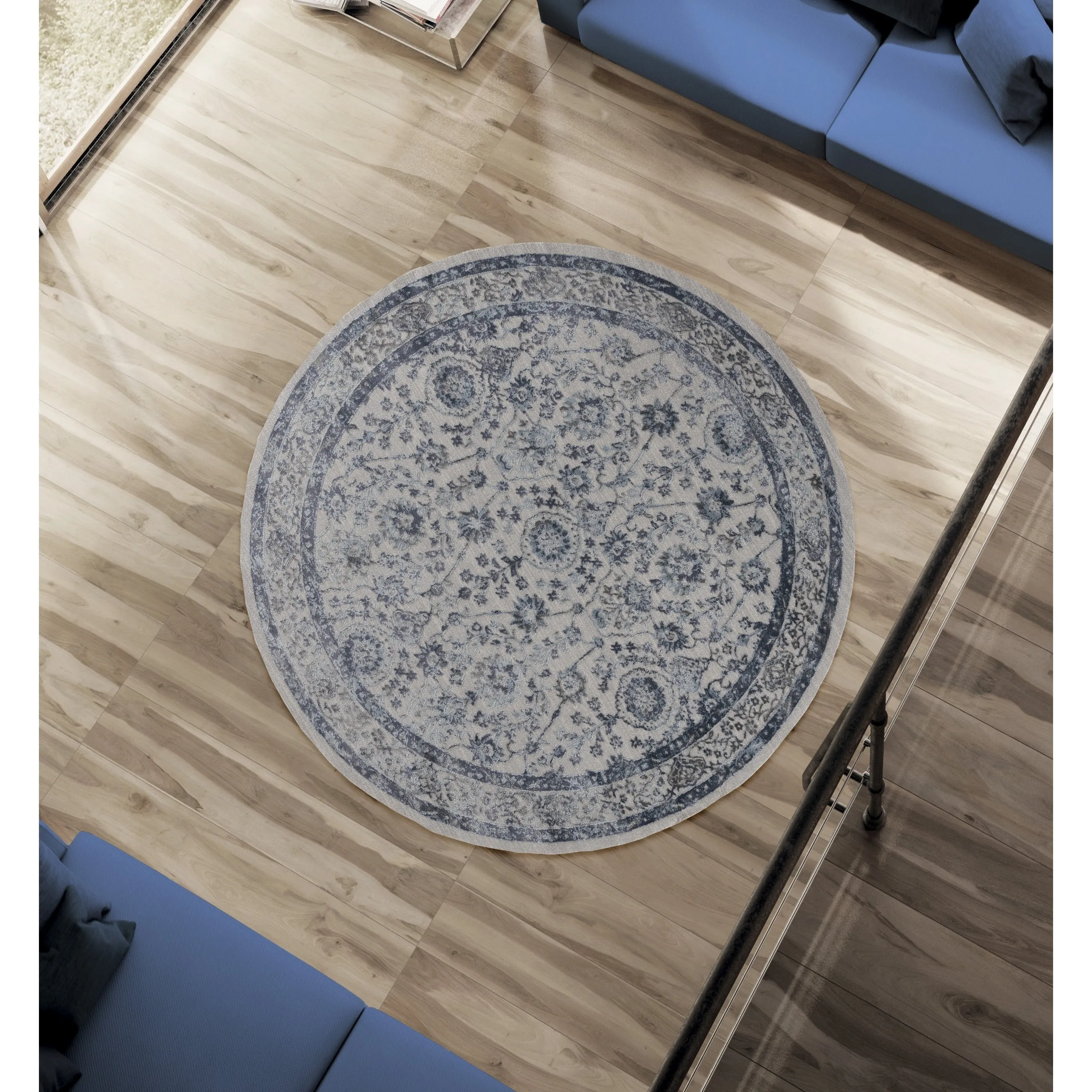 Porch & Den Reuben Distressed Oriental Area Rug