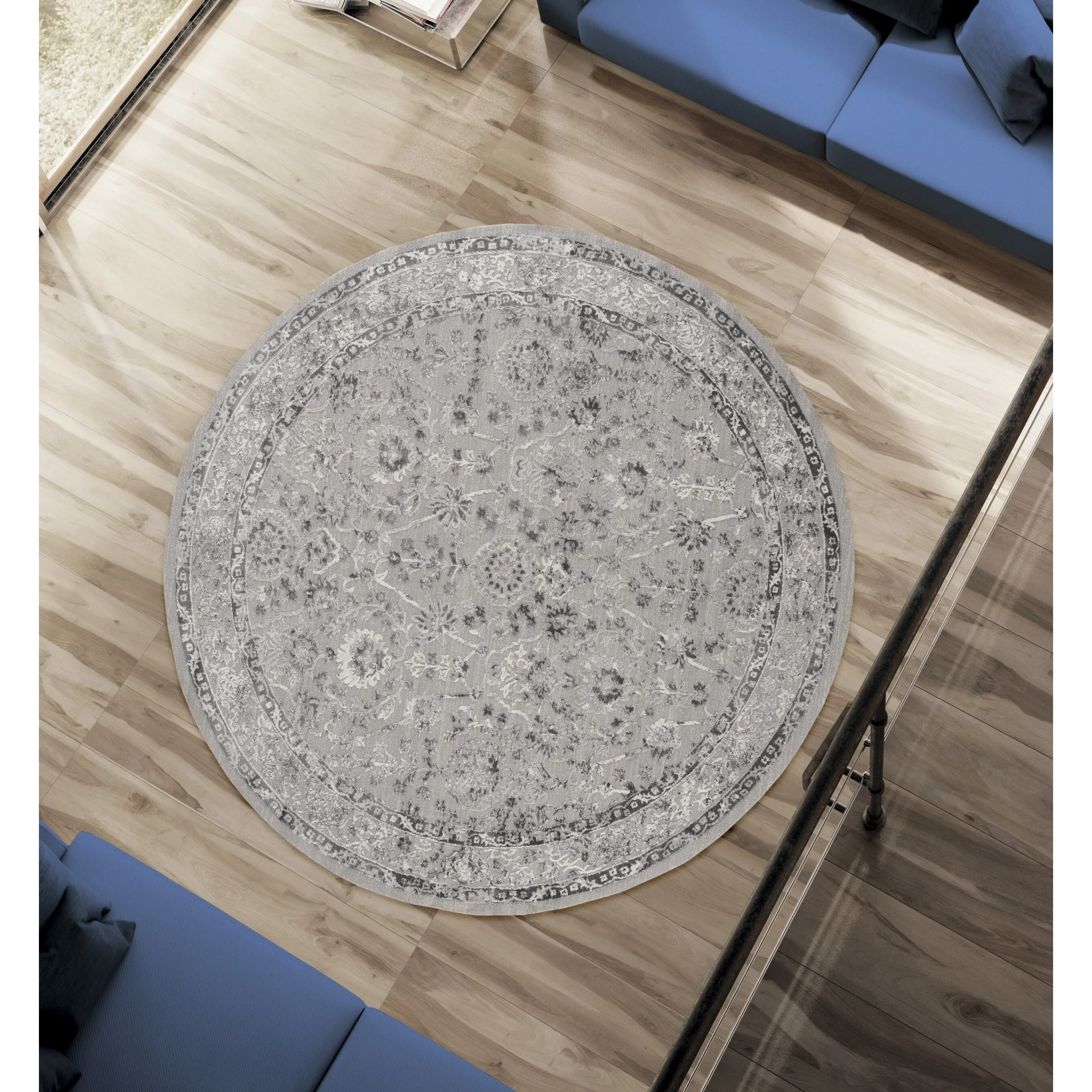Porch & Den Reuben Distressed Oriental Area Rug