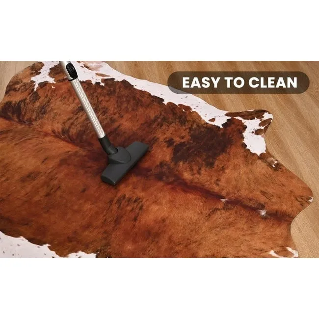 Premium Faux Cowhide Home Decor Carpet Luxury Home Office Area Rug