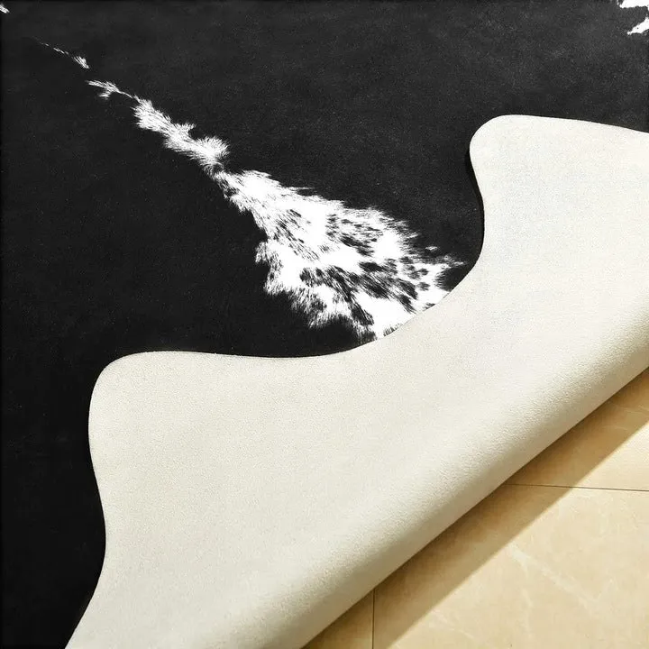 Premium Faux Cowhide Home Decor Carpet Luxury Home Office Area Rug