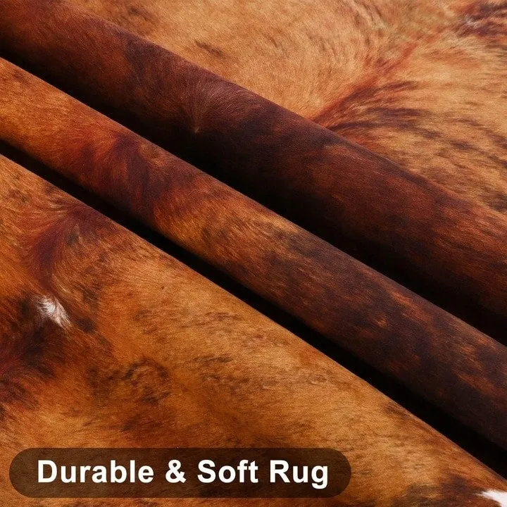 Premium Faux Cowhide Home Decor Carpet Luxury Home Office Area Rug