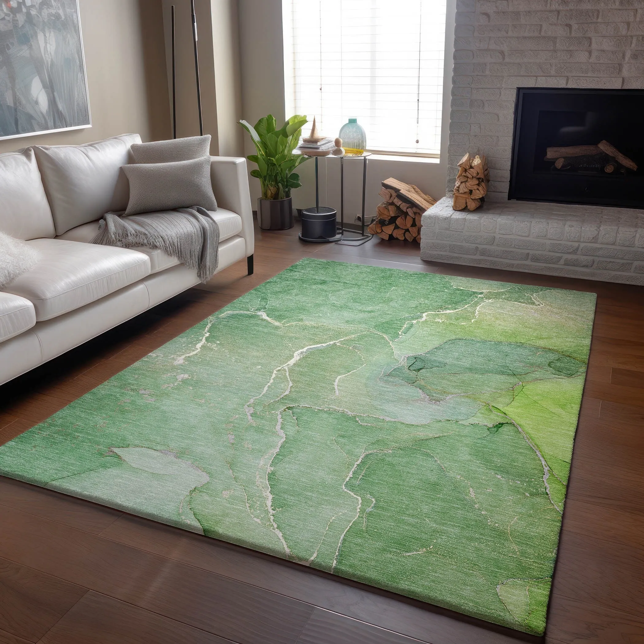 Premium Washable Super Soft Abstract Contemporary Mayfield Rug