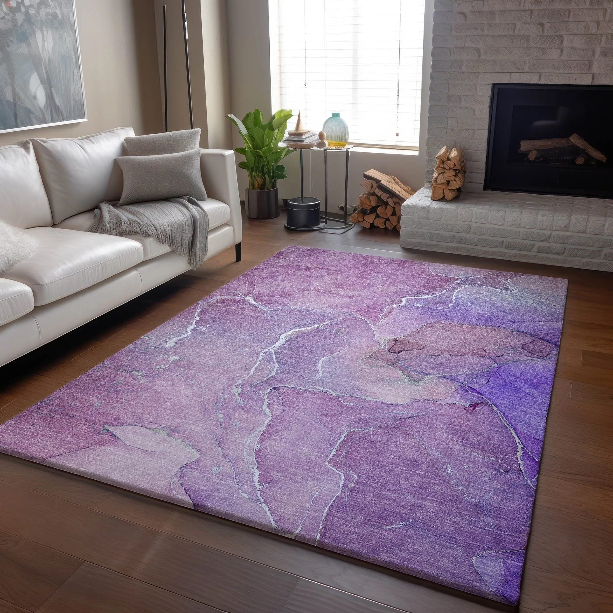 Premium Washable Super Soft Abstract Contemporary Mayfield Rug