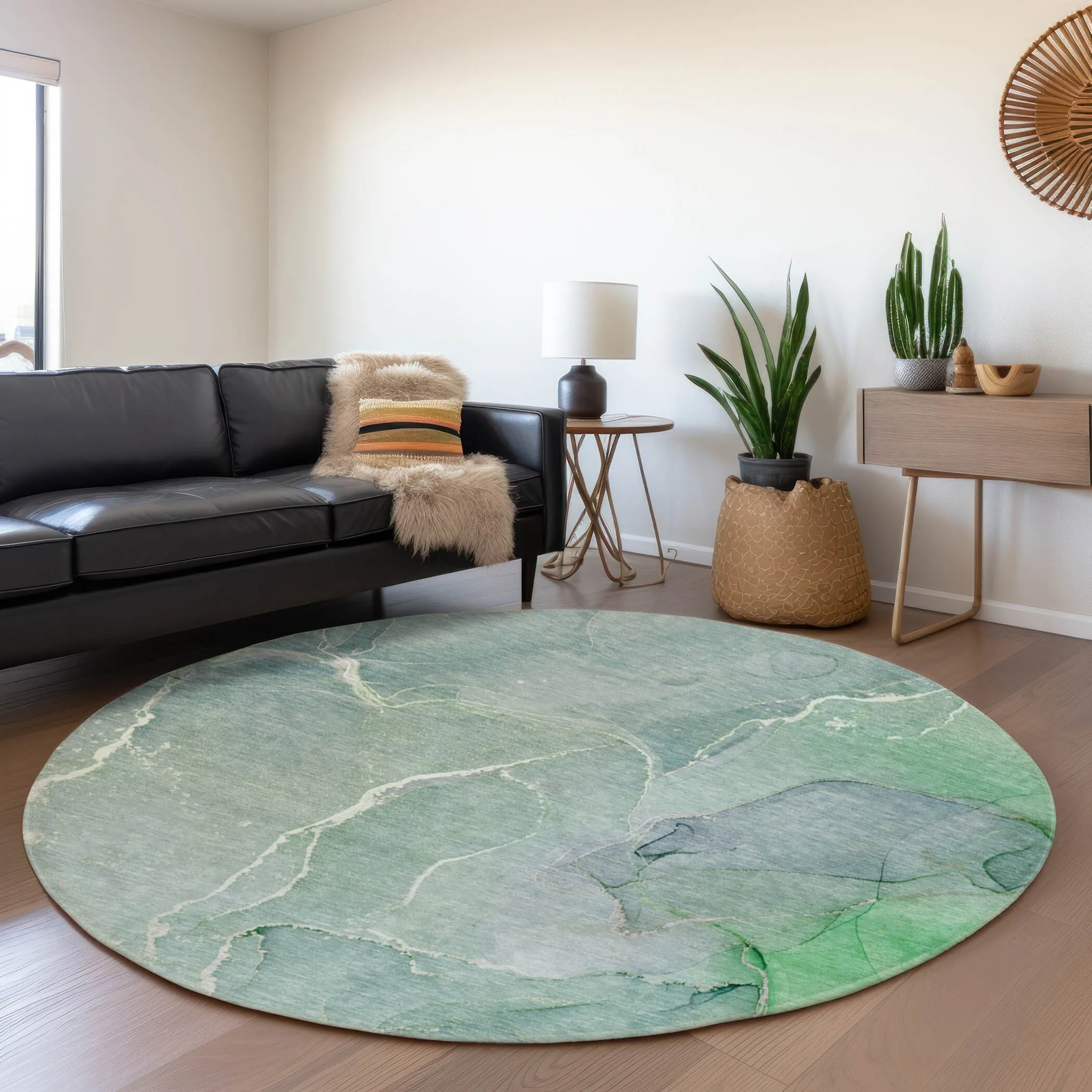 Premium Washable Super Soft Abstract Contemporary Mayfield Rug