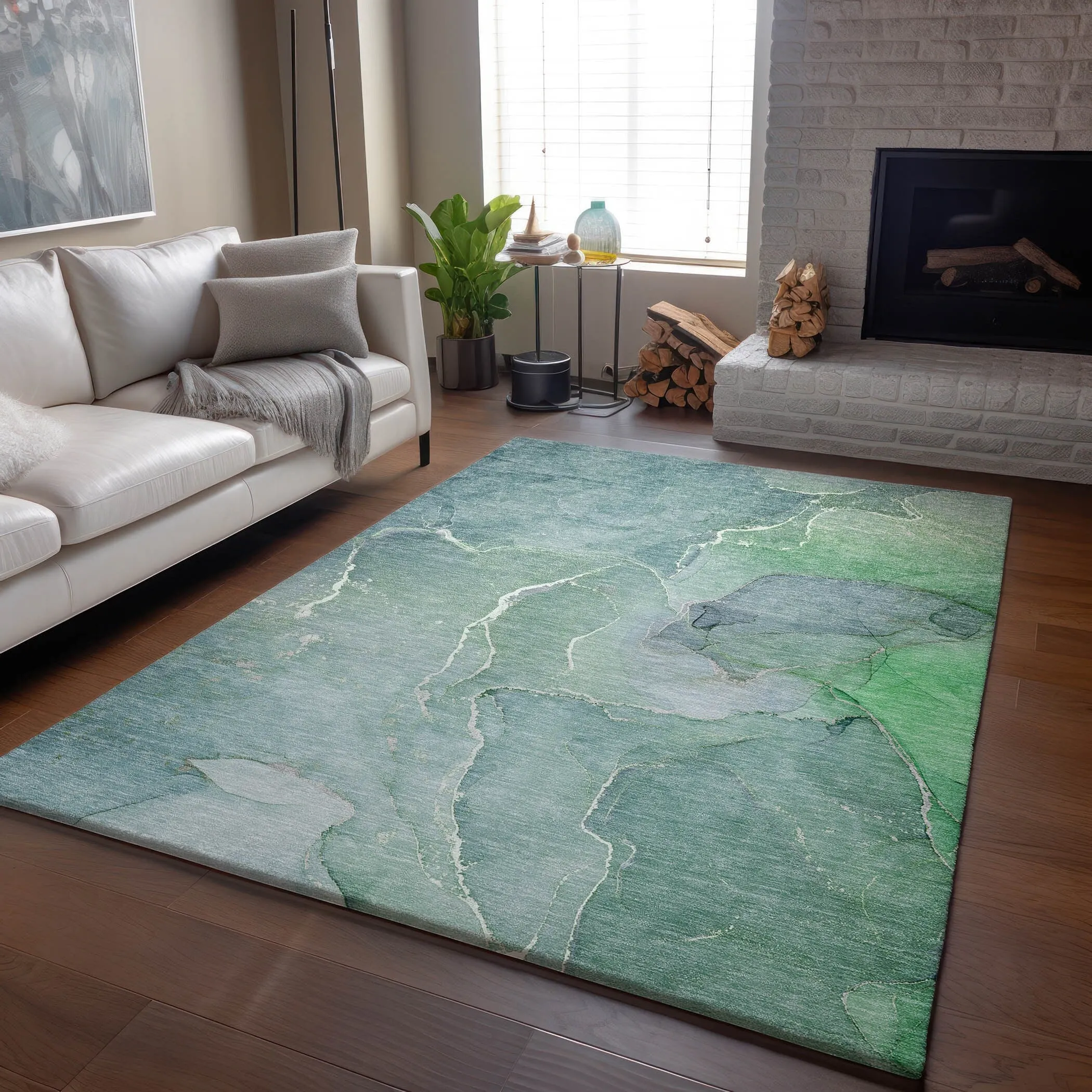 Premium Washable Super Soft Abstract Contemporary Mayfield Rug