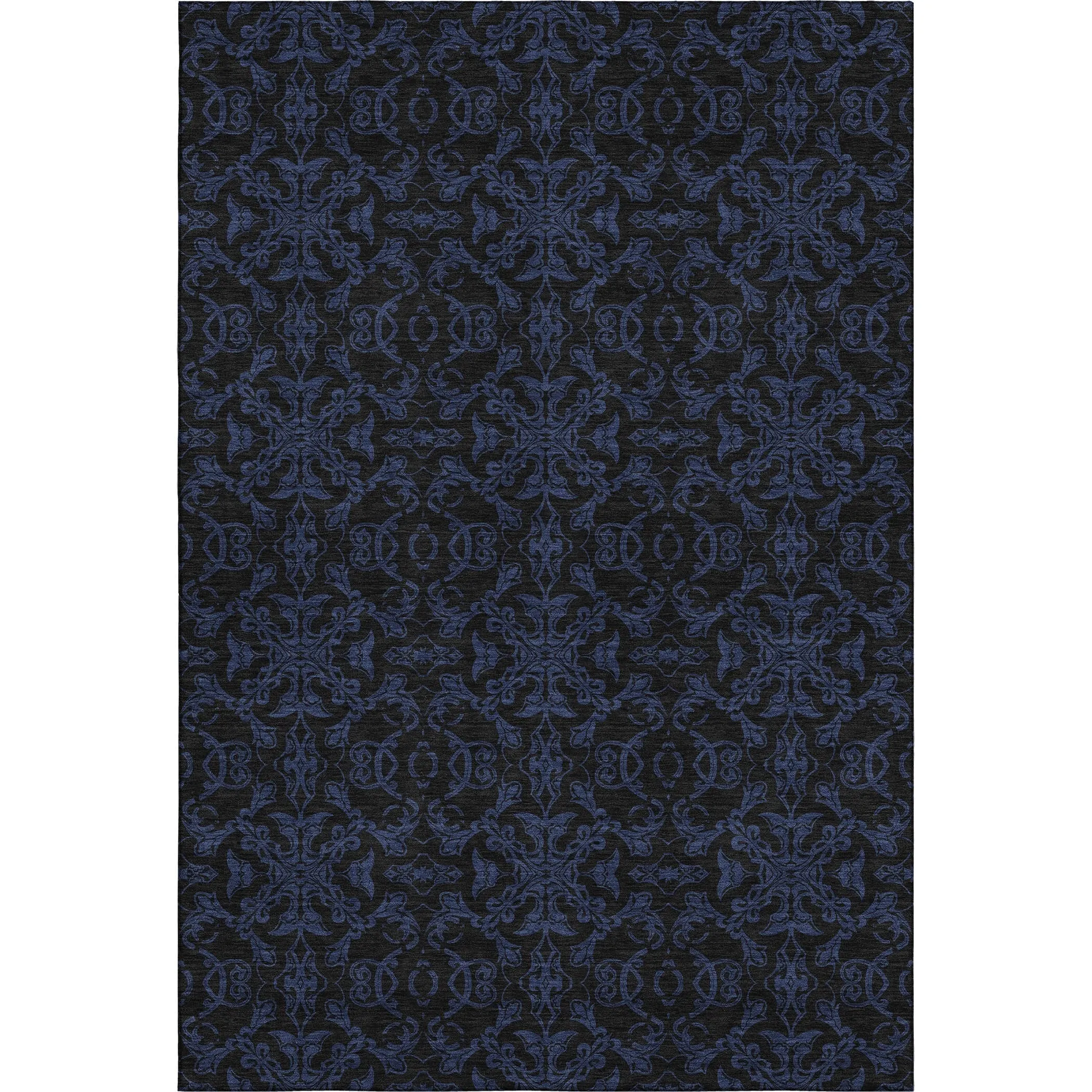 Premium Washable Super Soft Dark Traditional Mayfield Rug