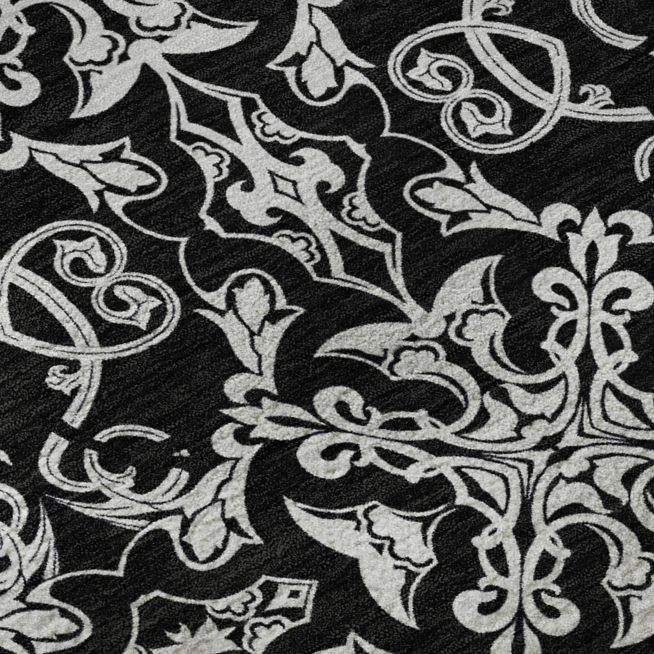 Premium Washable Super Soft Dark Traditional Mayfield Rug
