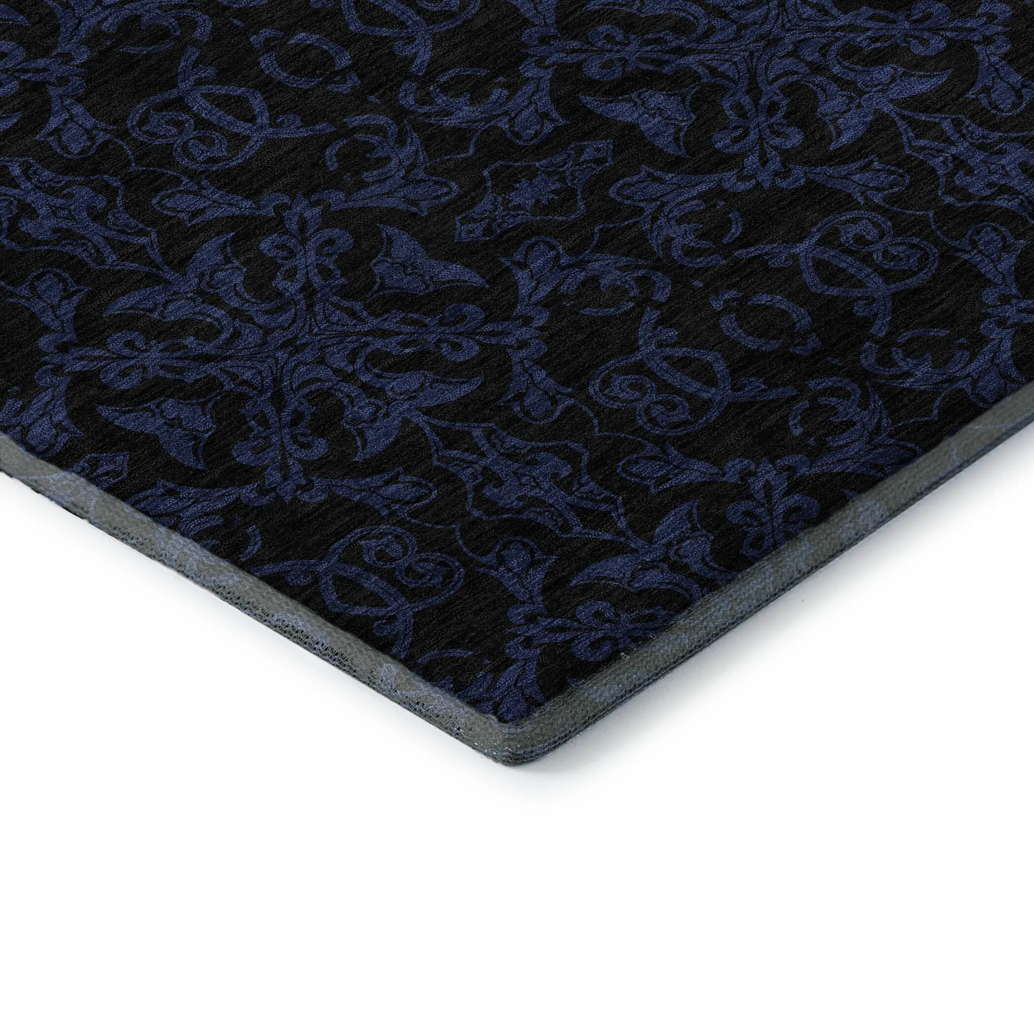 Premium Washable Super Soft Dark Traditional Mayfield Rug