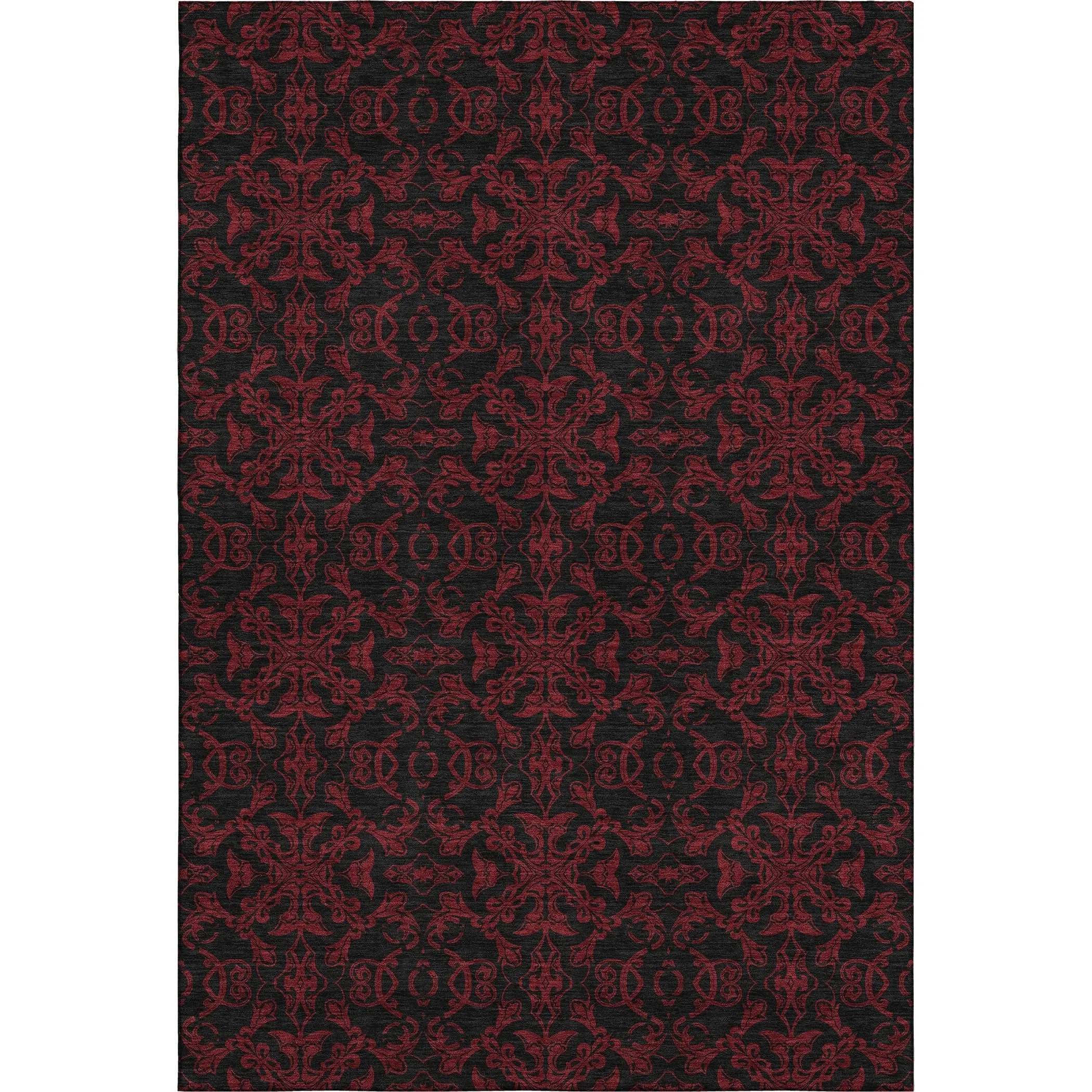 Premium Washable Super Soft Dark Traditional Mayfield Rug