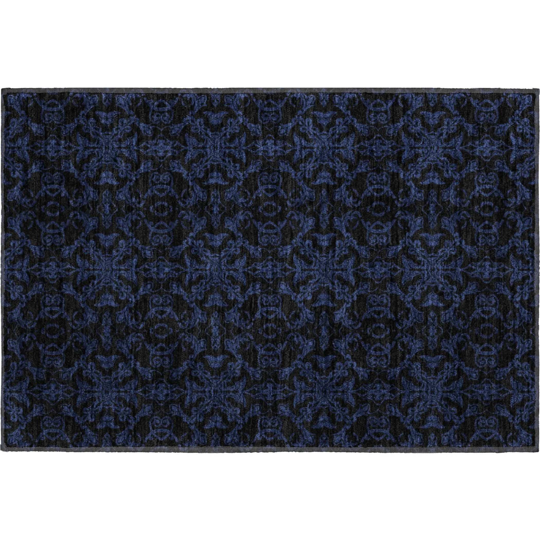 Premium Washable Super Soft Dark Traditional Mayfield Rug
