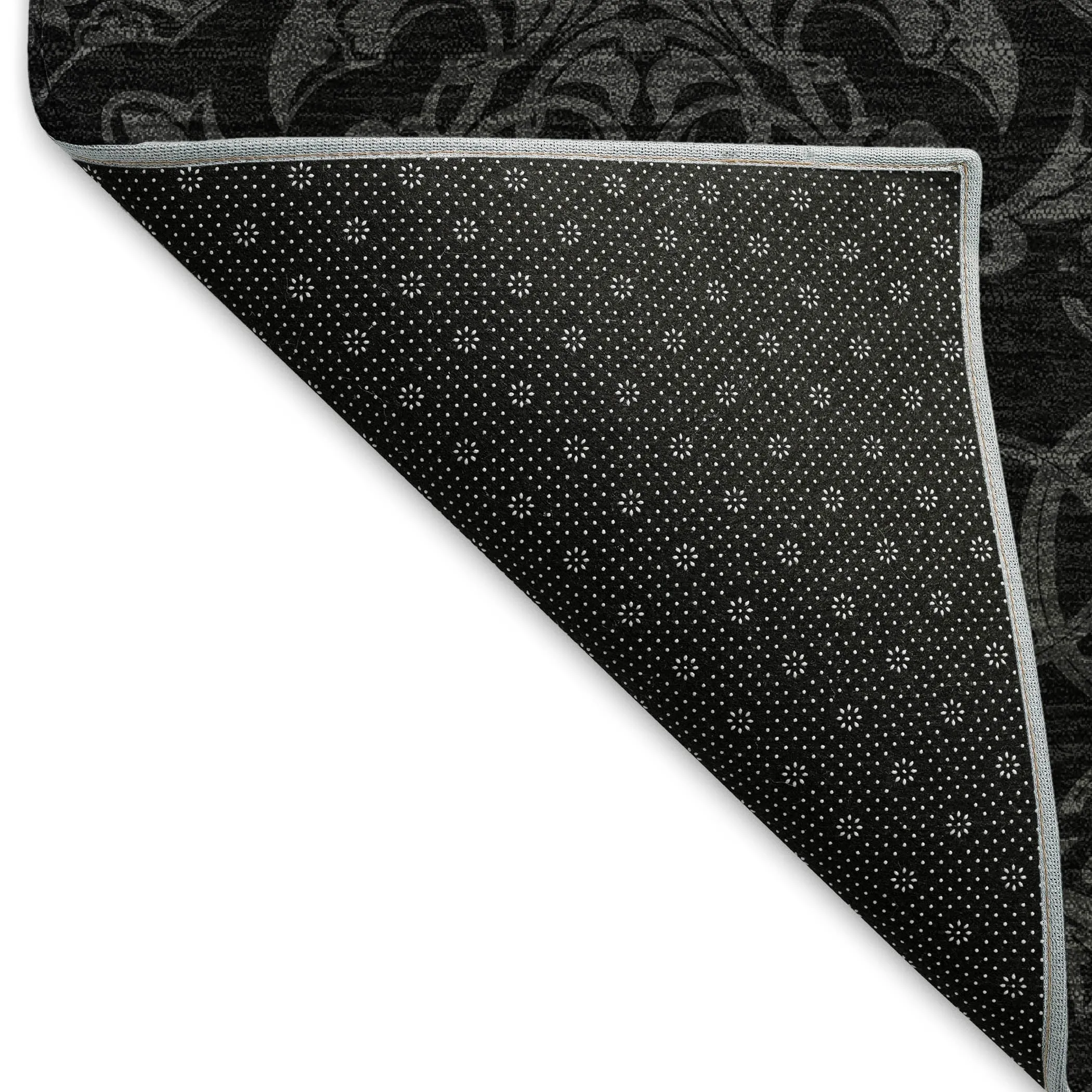 Premium Washable Super Soft Dark Traditional Mayfield Rug