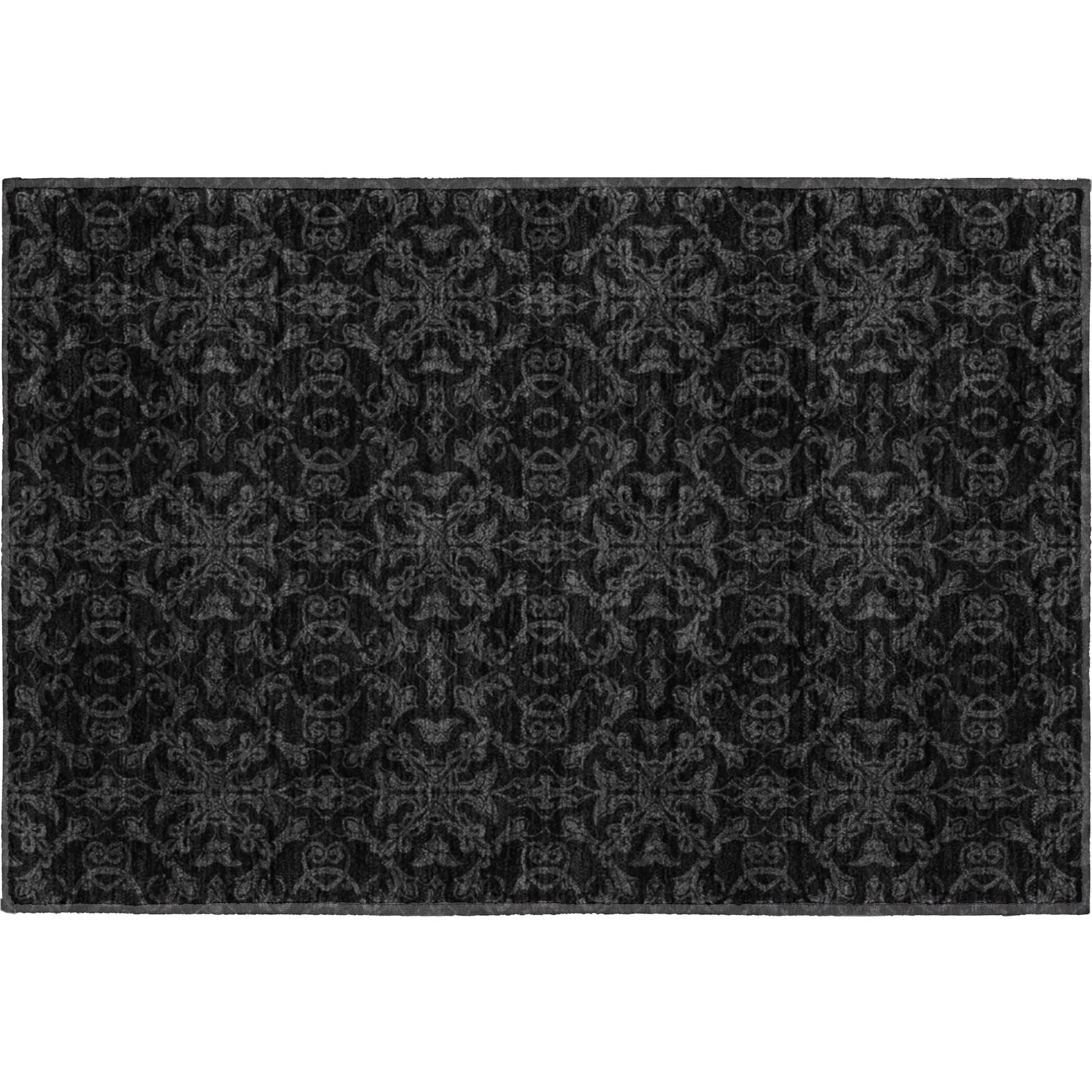 Premium Washable Super Soft Dark Traditional Mayfield Rug