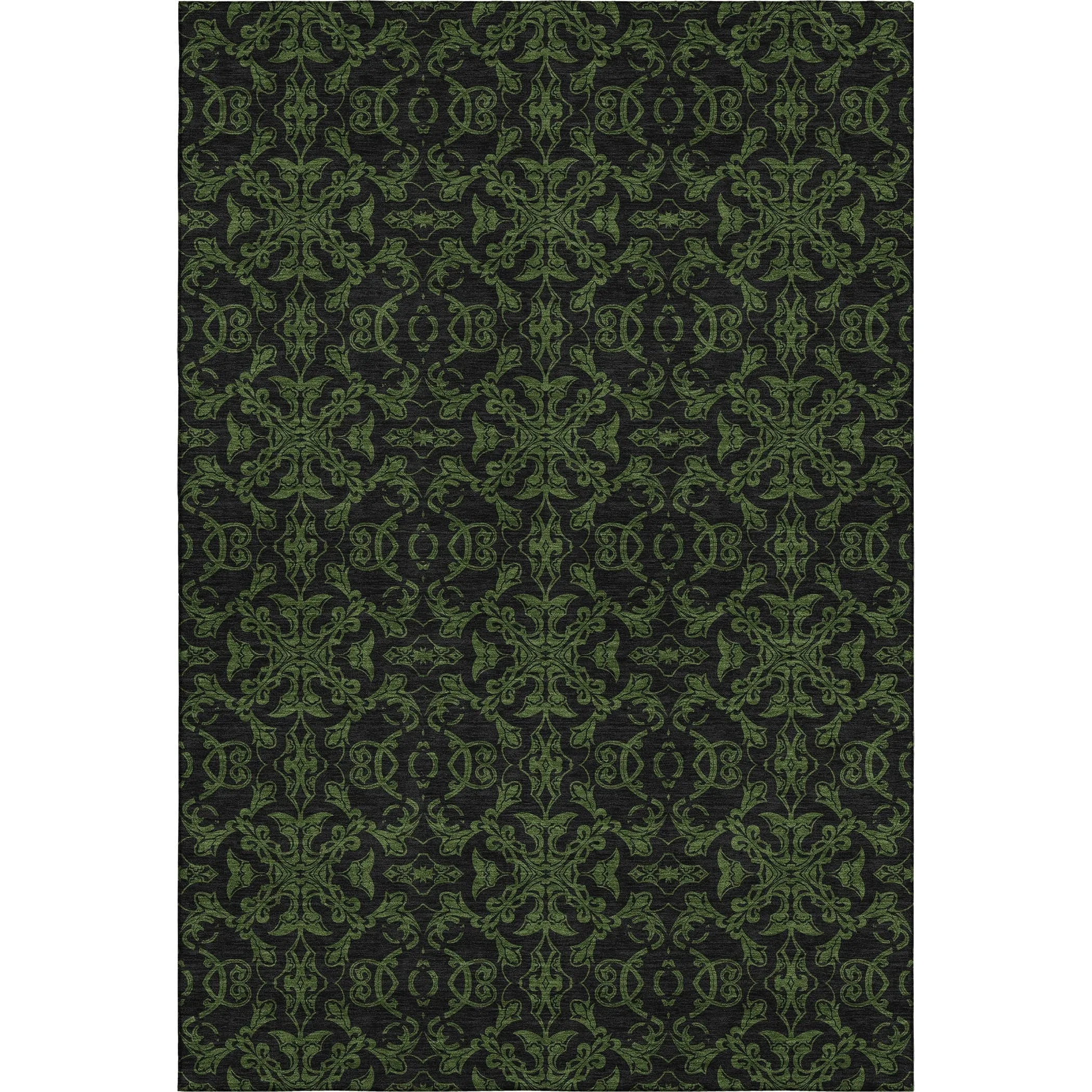 Premium Washable Super Soft Dark Traditional Mayfield Rug