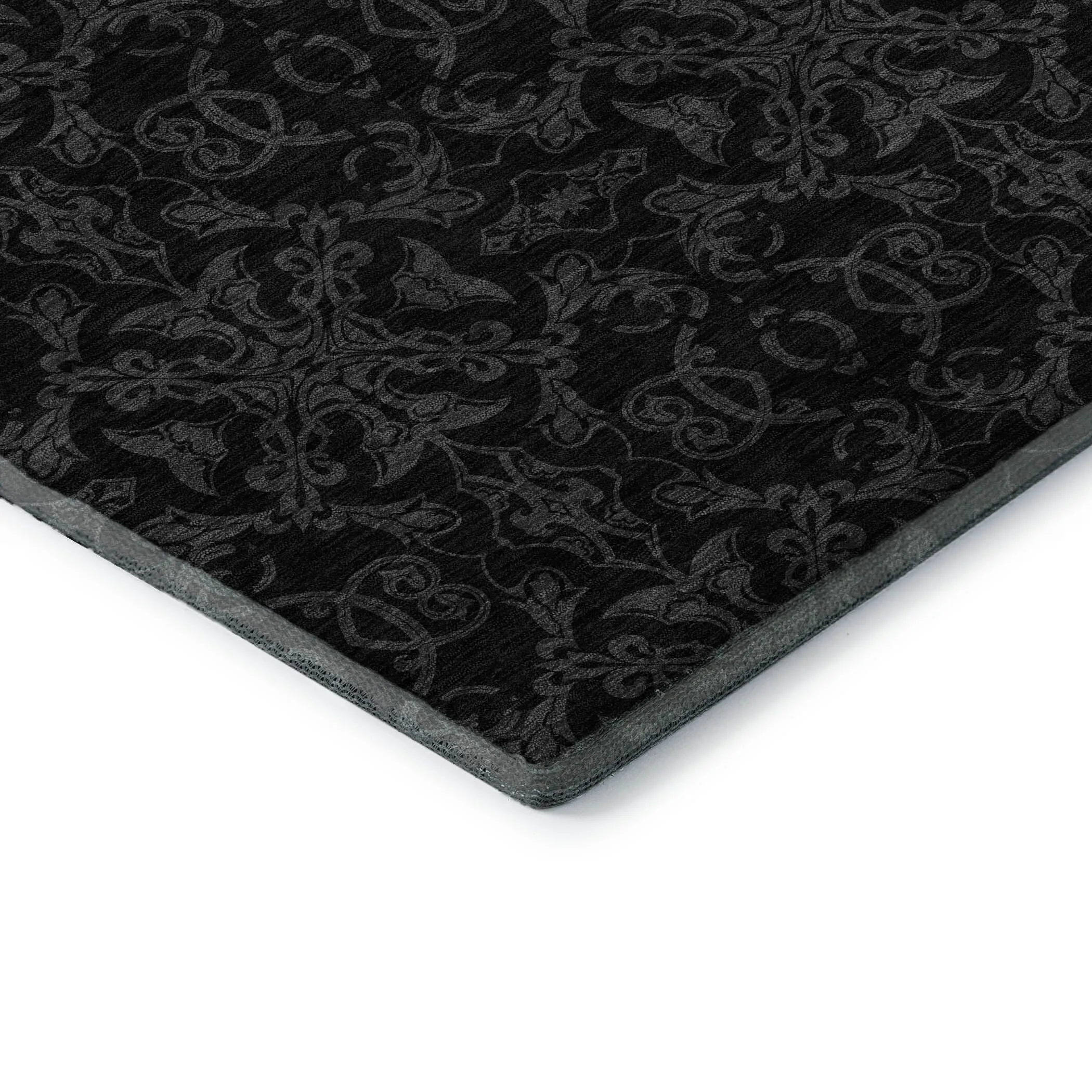 Premium Washable Super Soft Dark Traditional Mayfield Rug