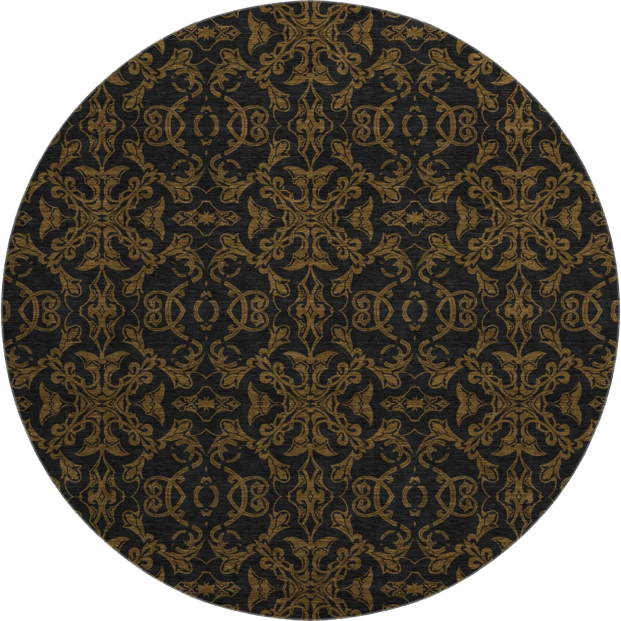 Premium Washable Super Soft Dark Traditional Mayfield Rug