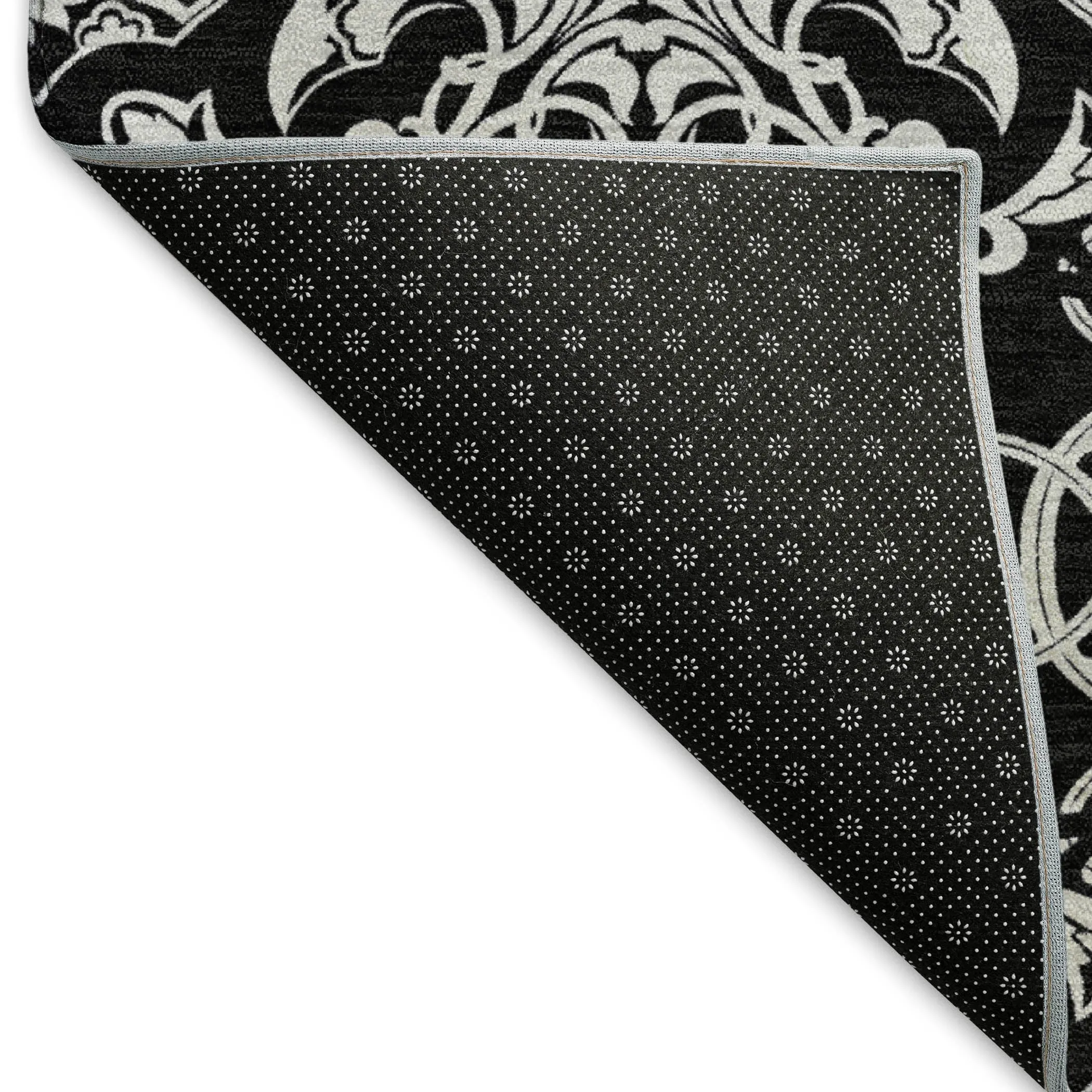 Premium Washable Super Soft Dark Traditional Mayfield Rug