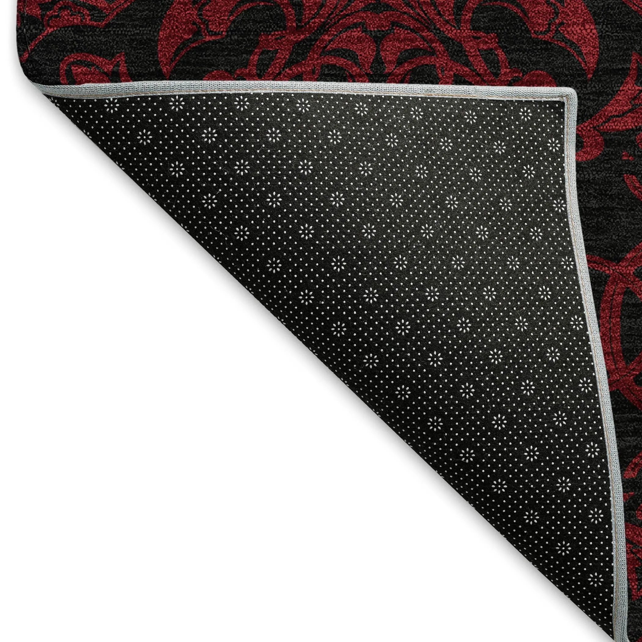 Premium Washable Super Soft Dark Traditional Mayfield Rug