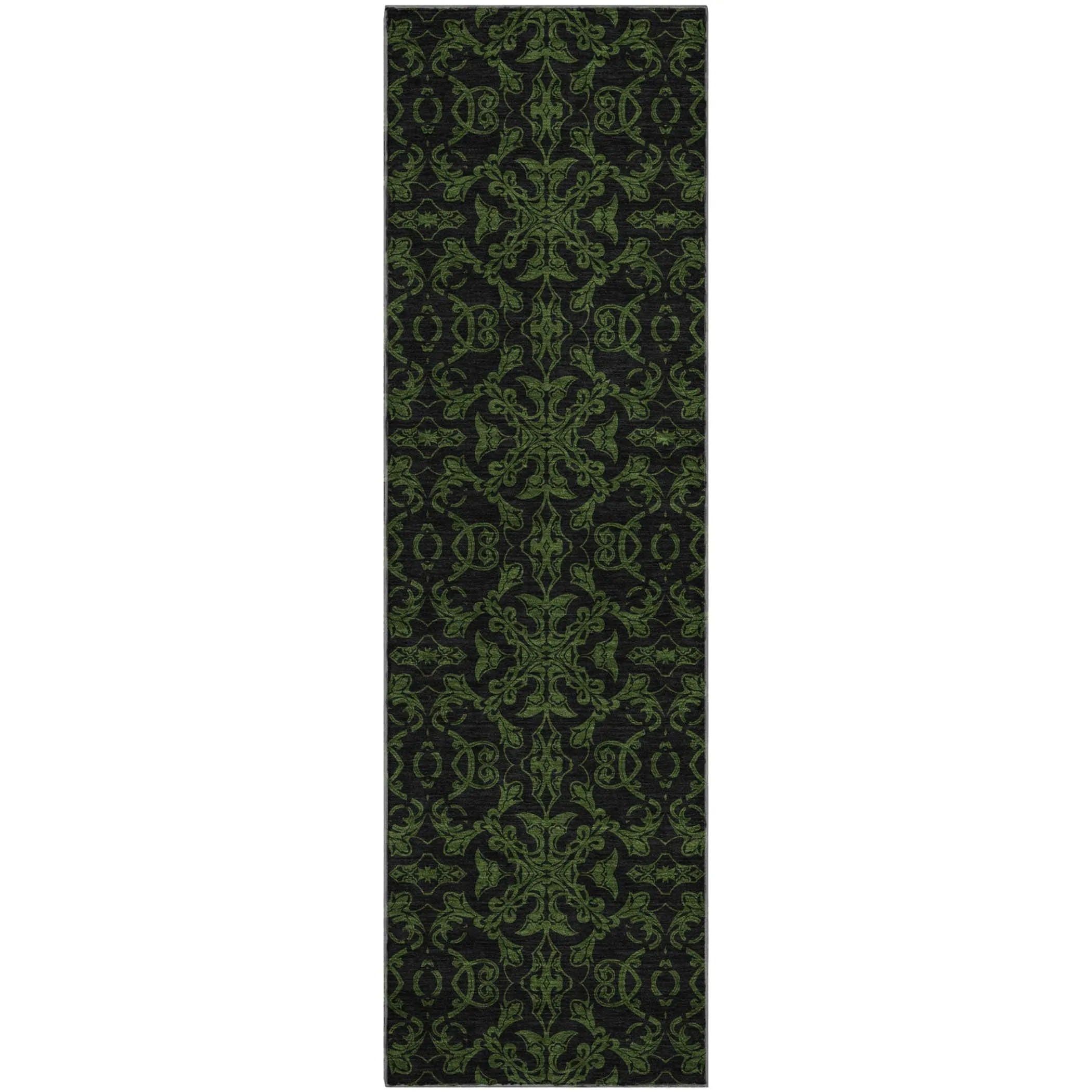 Premium Washable Super Soft Dark Traditional Mayfield Rug