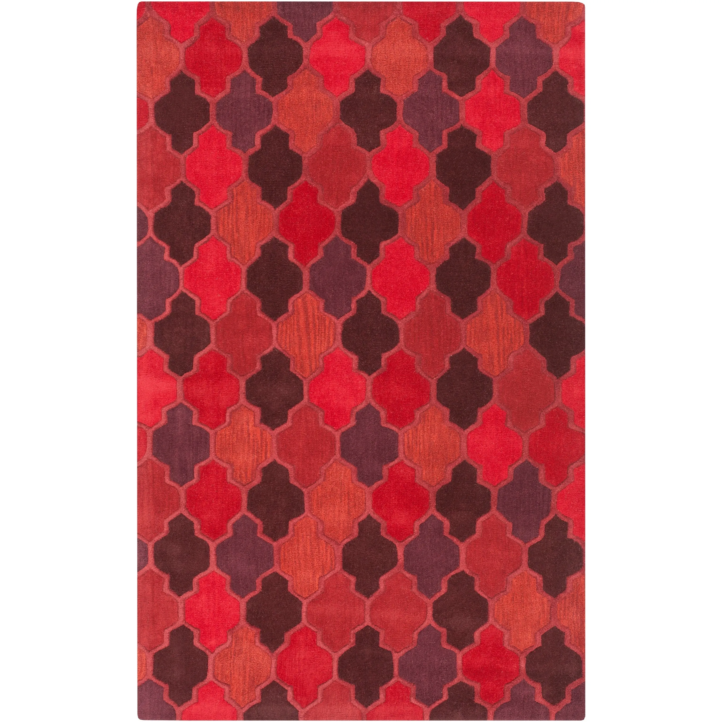 Randall Handmade Geometric Moroccan Wool Area Rug