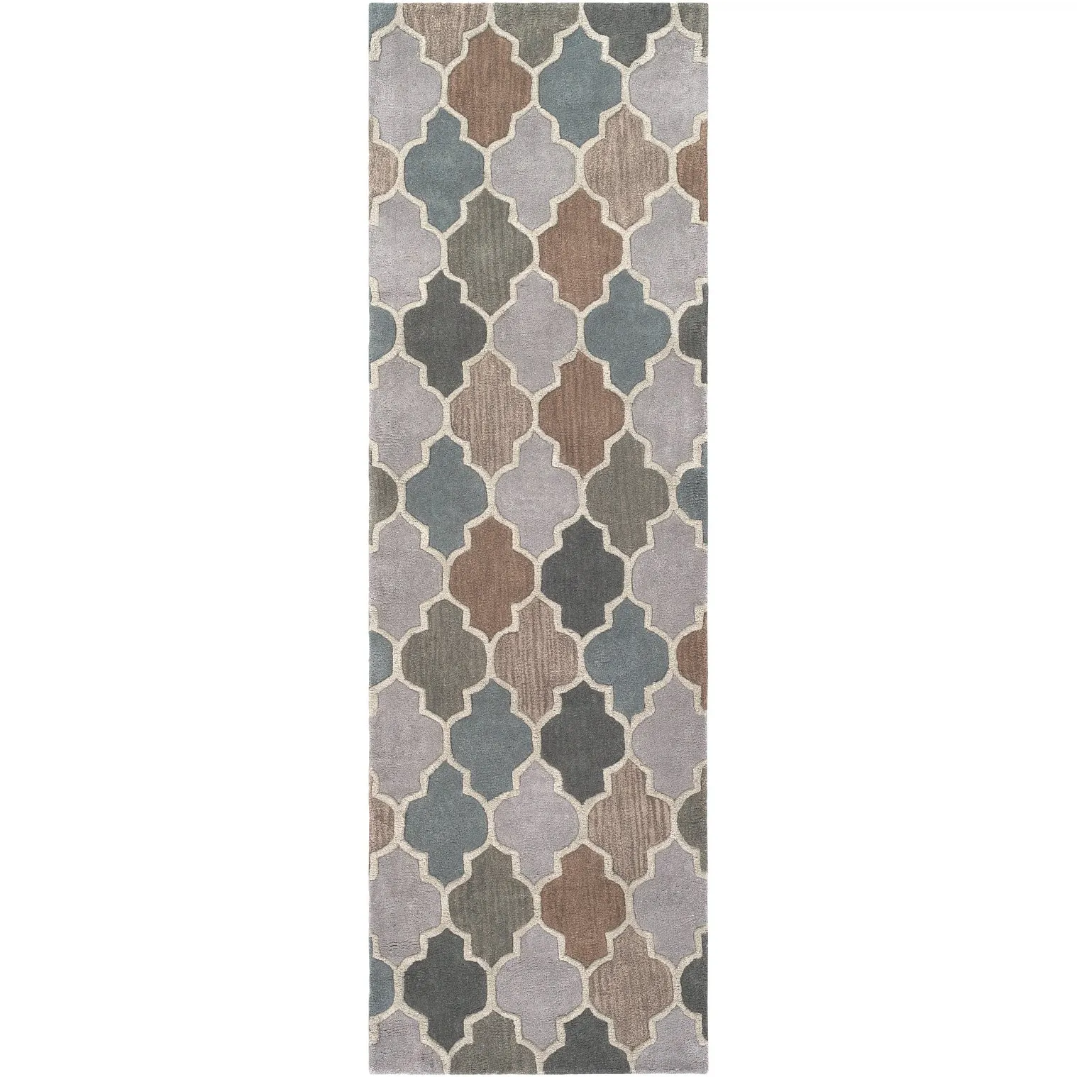 Randall Handmade Geometric Moroccan Wool Area Rug