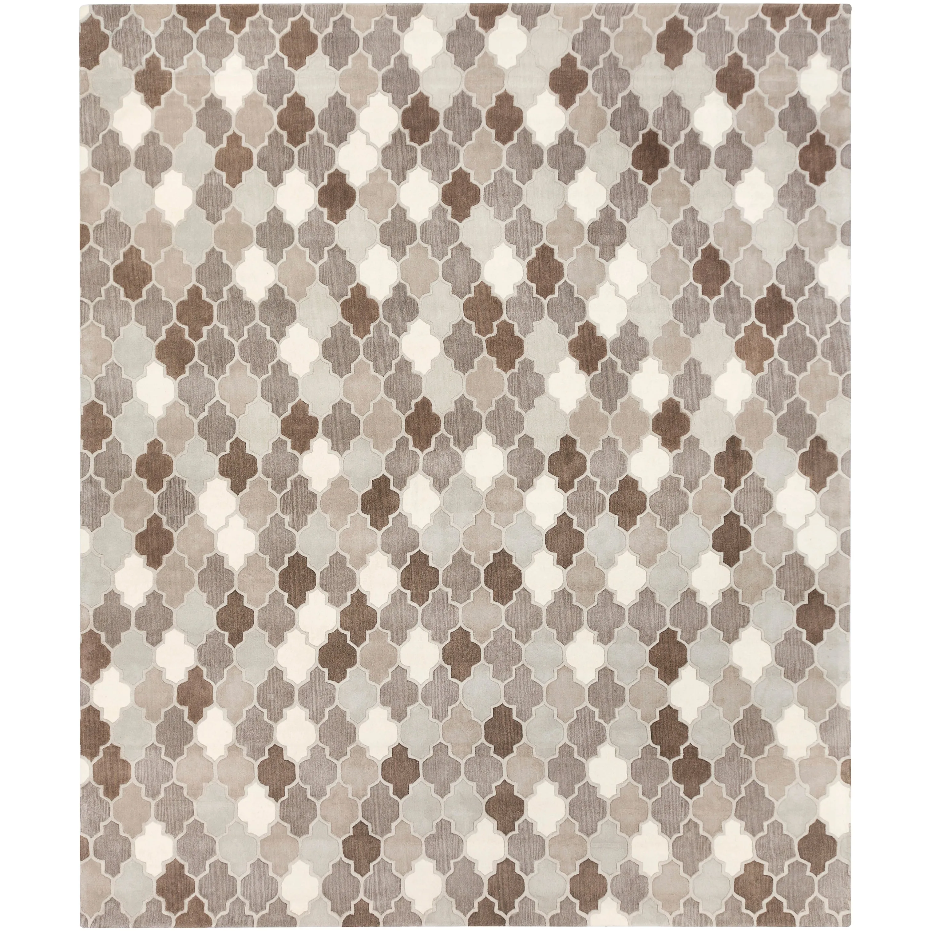 Randall Handmade Geometric Moroccan Wool Area Rug