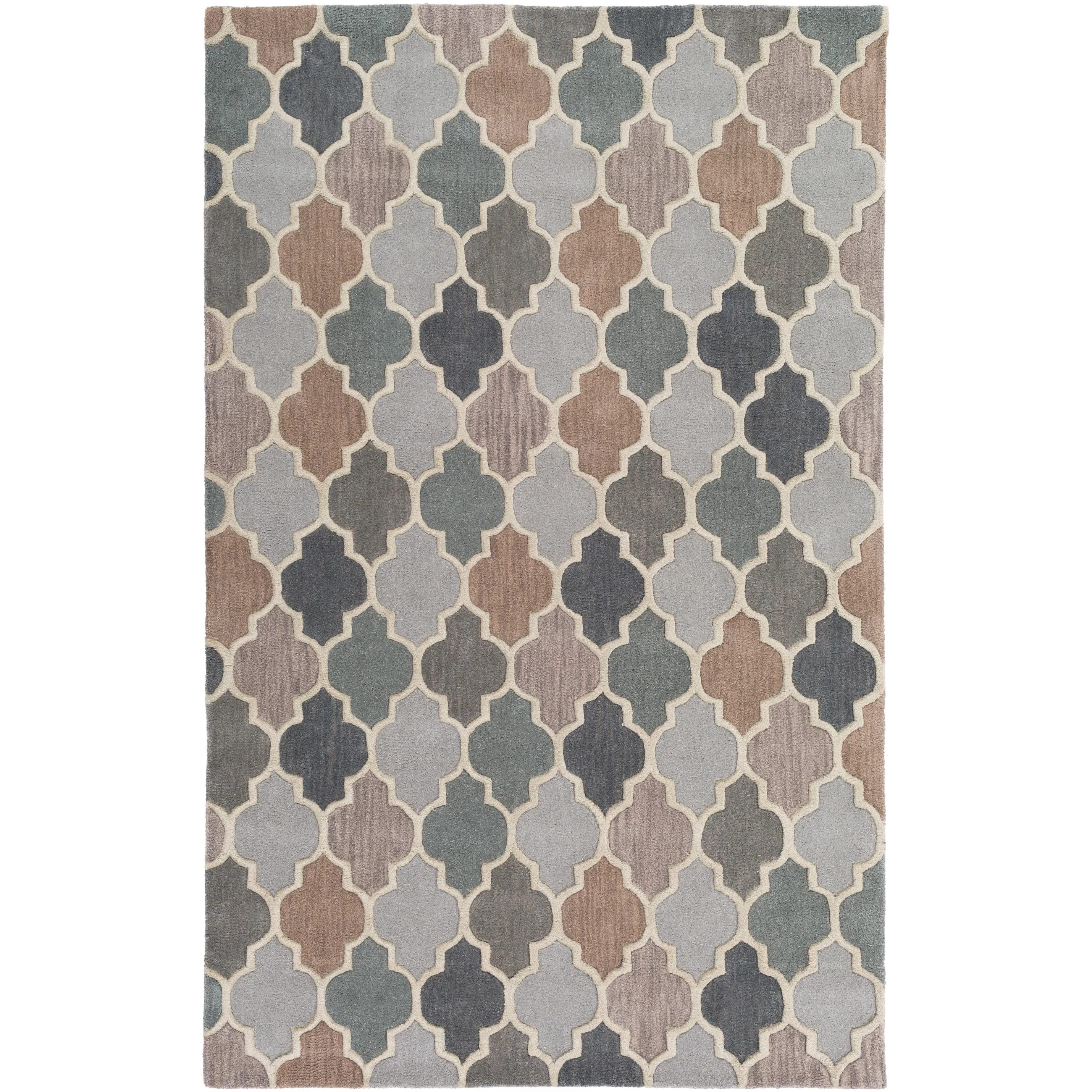 Randall Handmade Geometric Moroccan Wool Area Rug