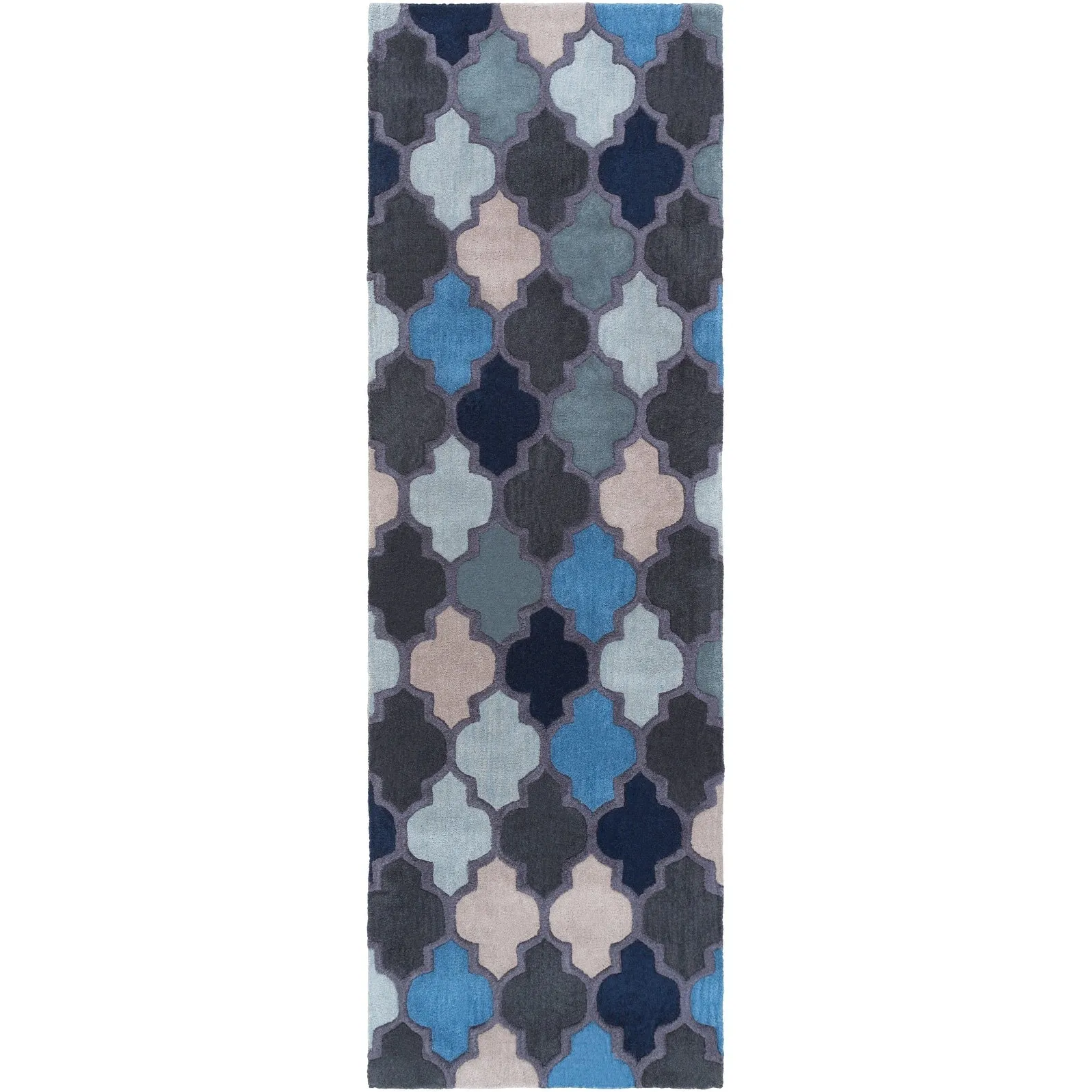 Randall Handmade Geometric Moroccan Wool Area Rug