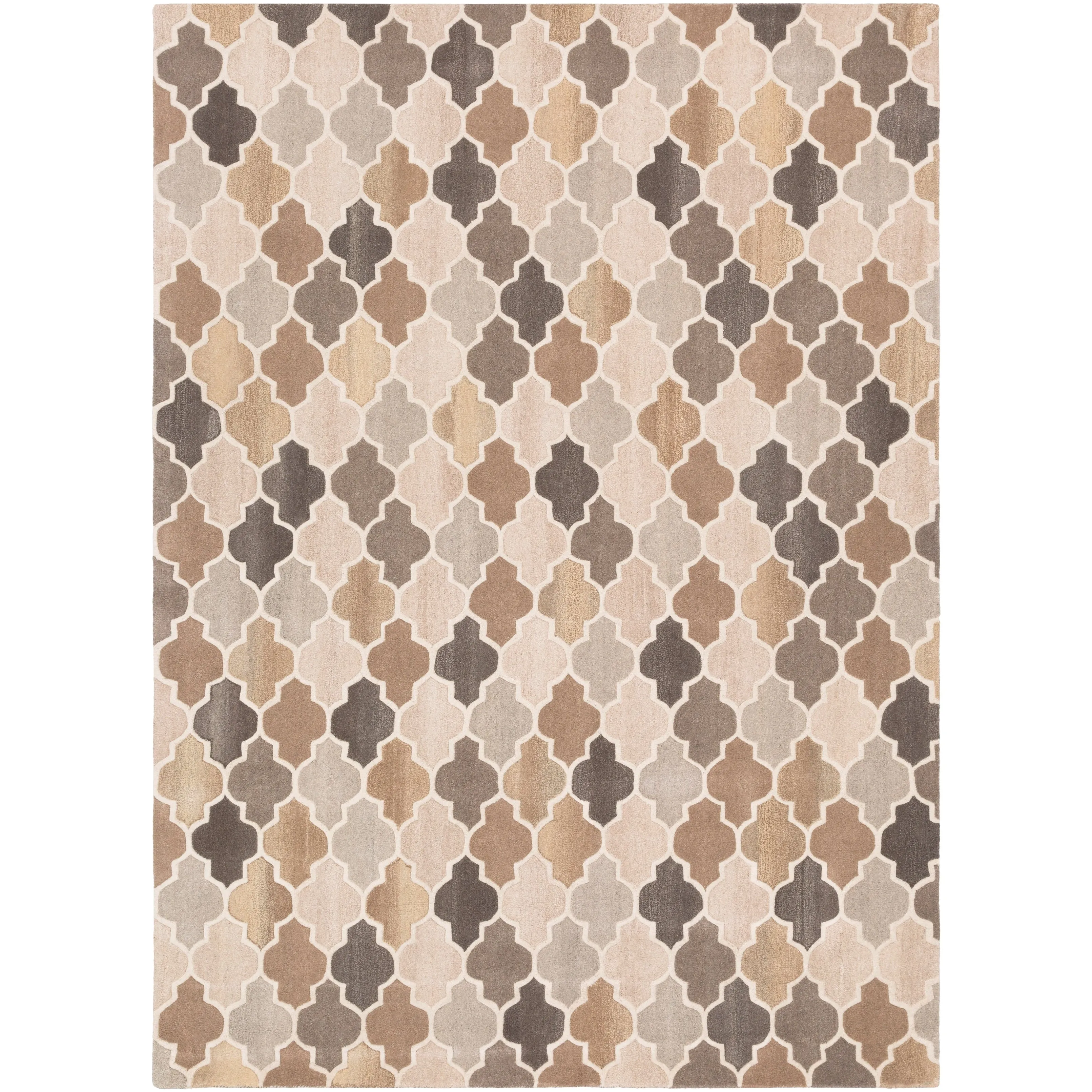 Randall Handmade Geometric Moroccan Wool Area Rug