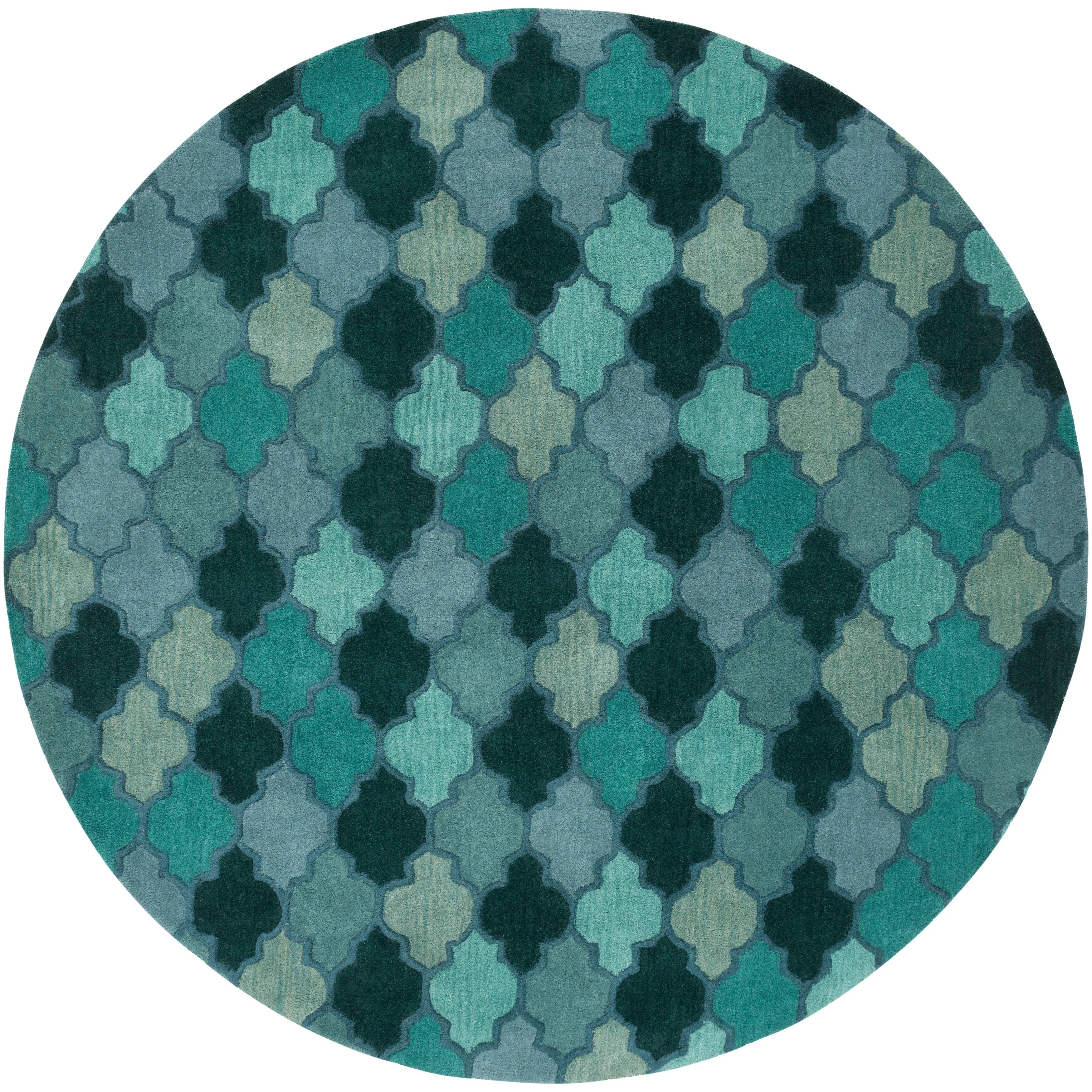 Randall Handmade Geometric Moroccan Wool Area Rug