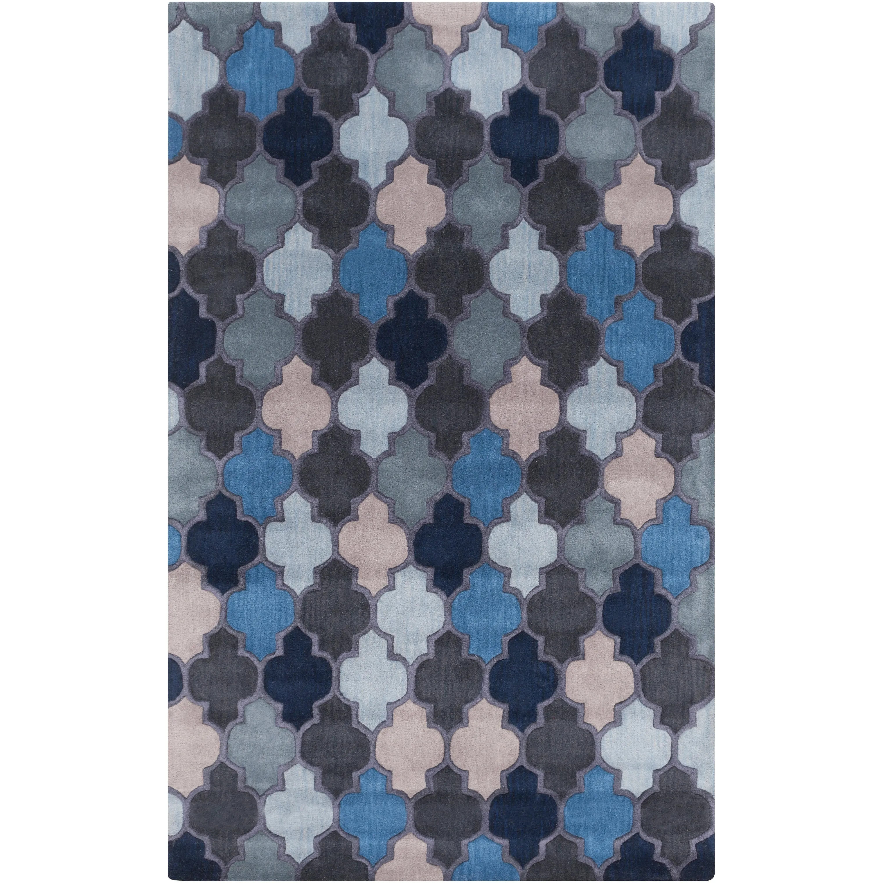 Randall Handmade Geometric Moroccan Wool Area Rug