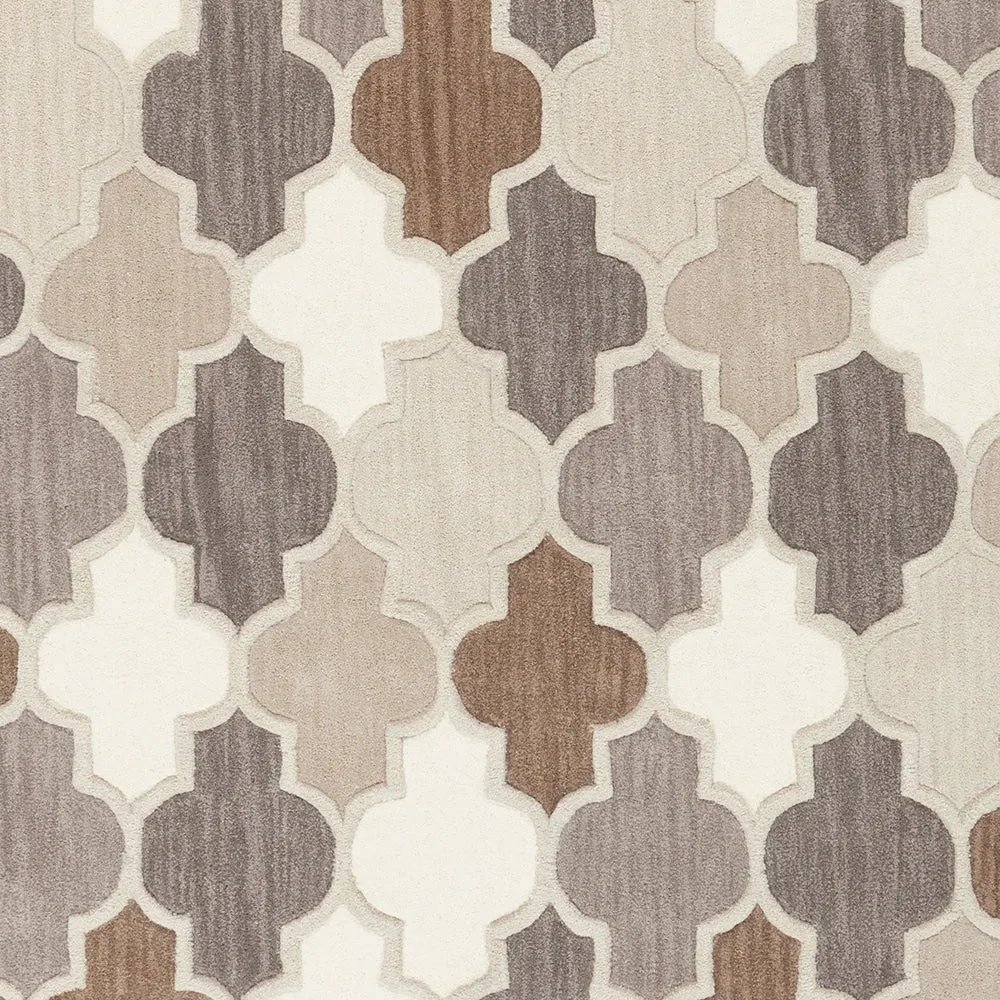 Randall Handmade Geometric Moroccan Wool Area Rug