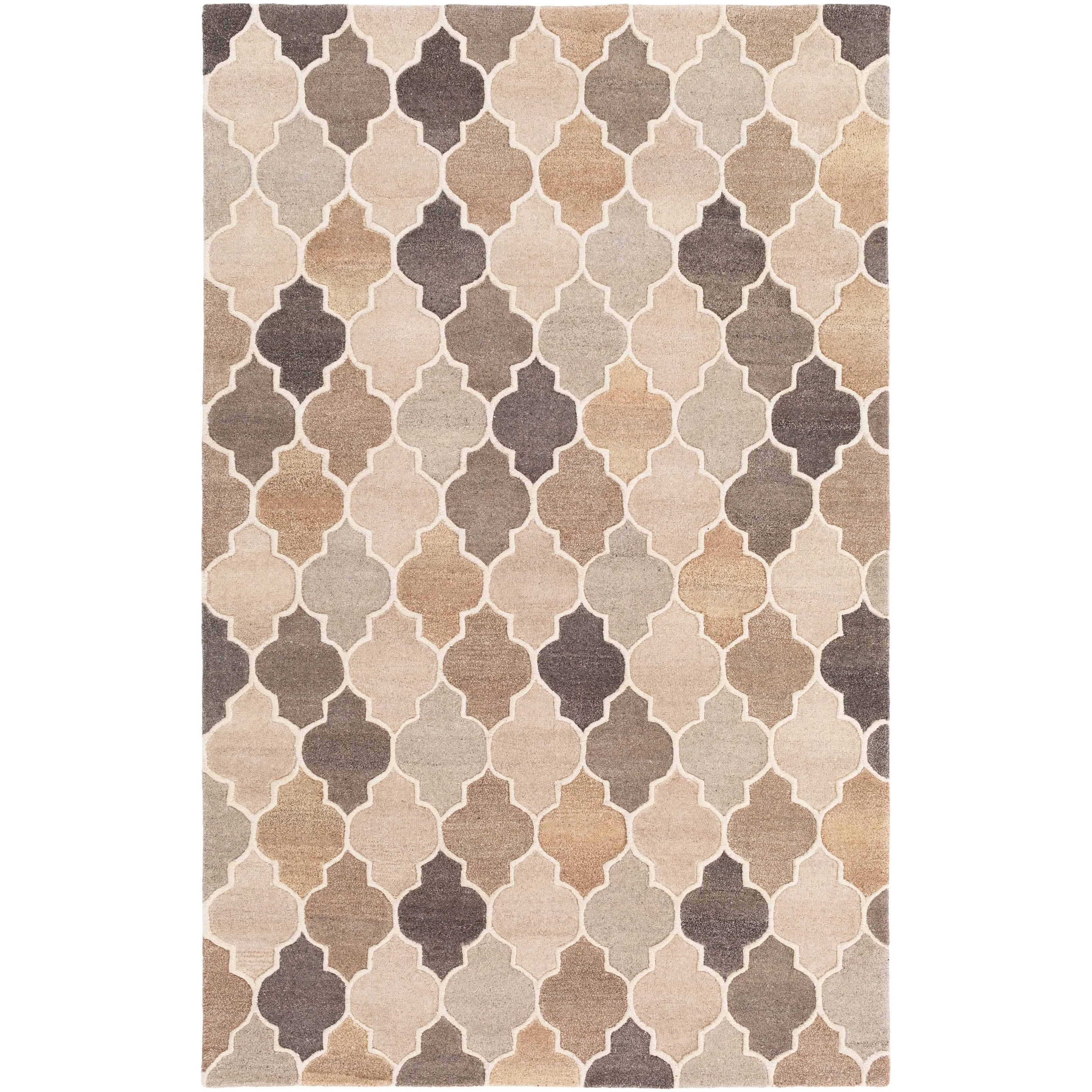 Randall Handmade Geometric Moroccan Wool Area Rug