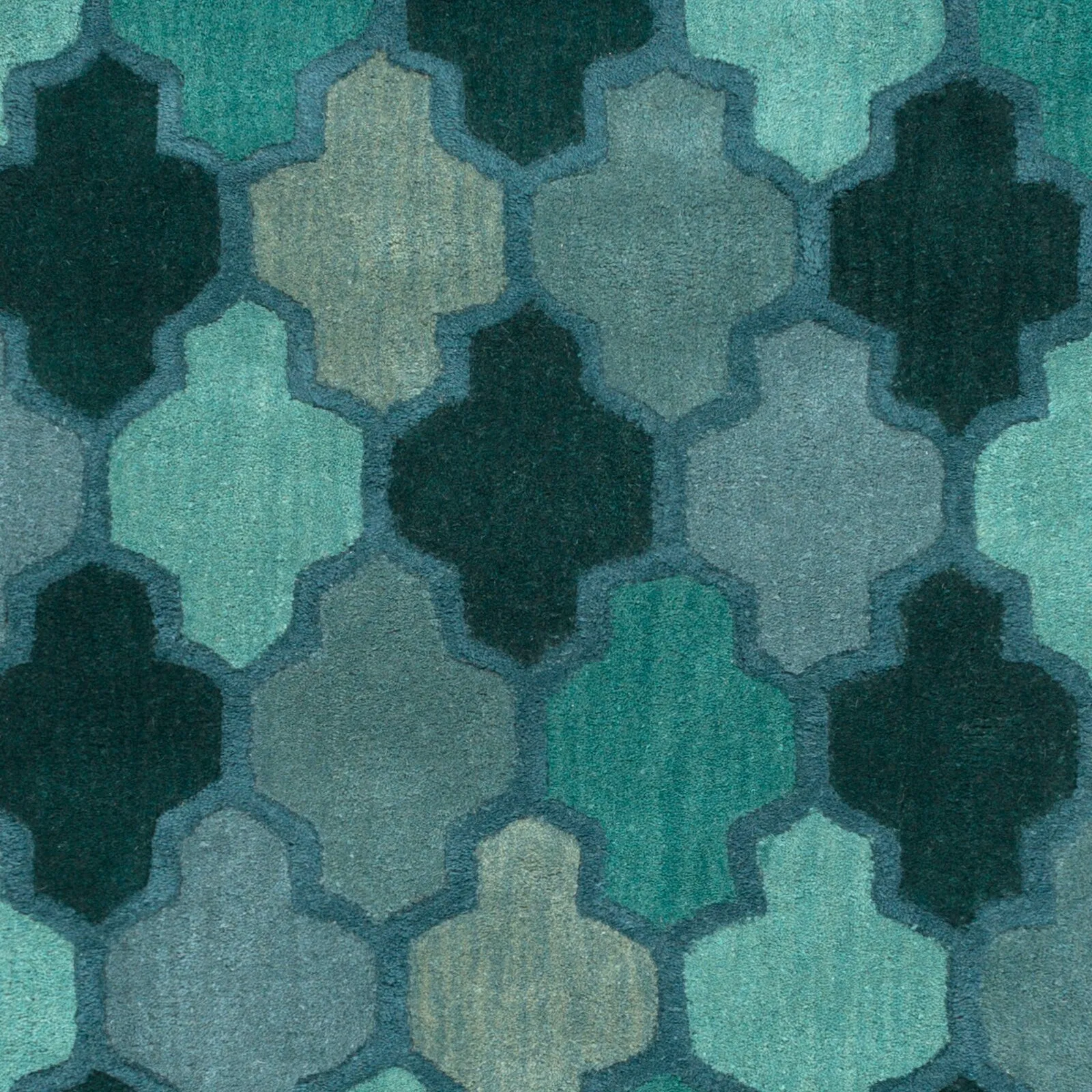 Randall Handmade Geometric Moroccan Wool Area Rug
