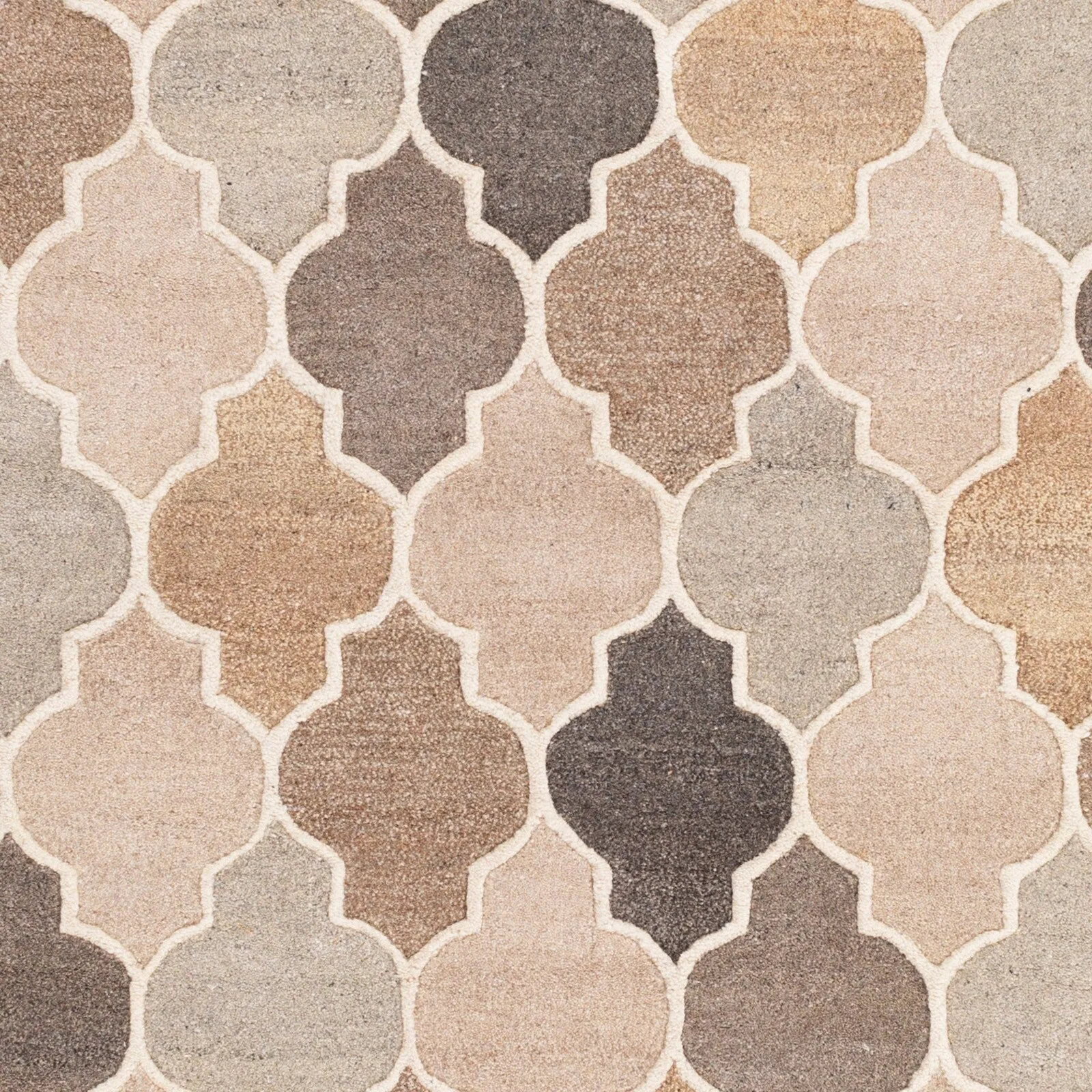 Randall Handmade Geometric Moroccan Wool Area Rug