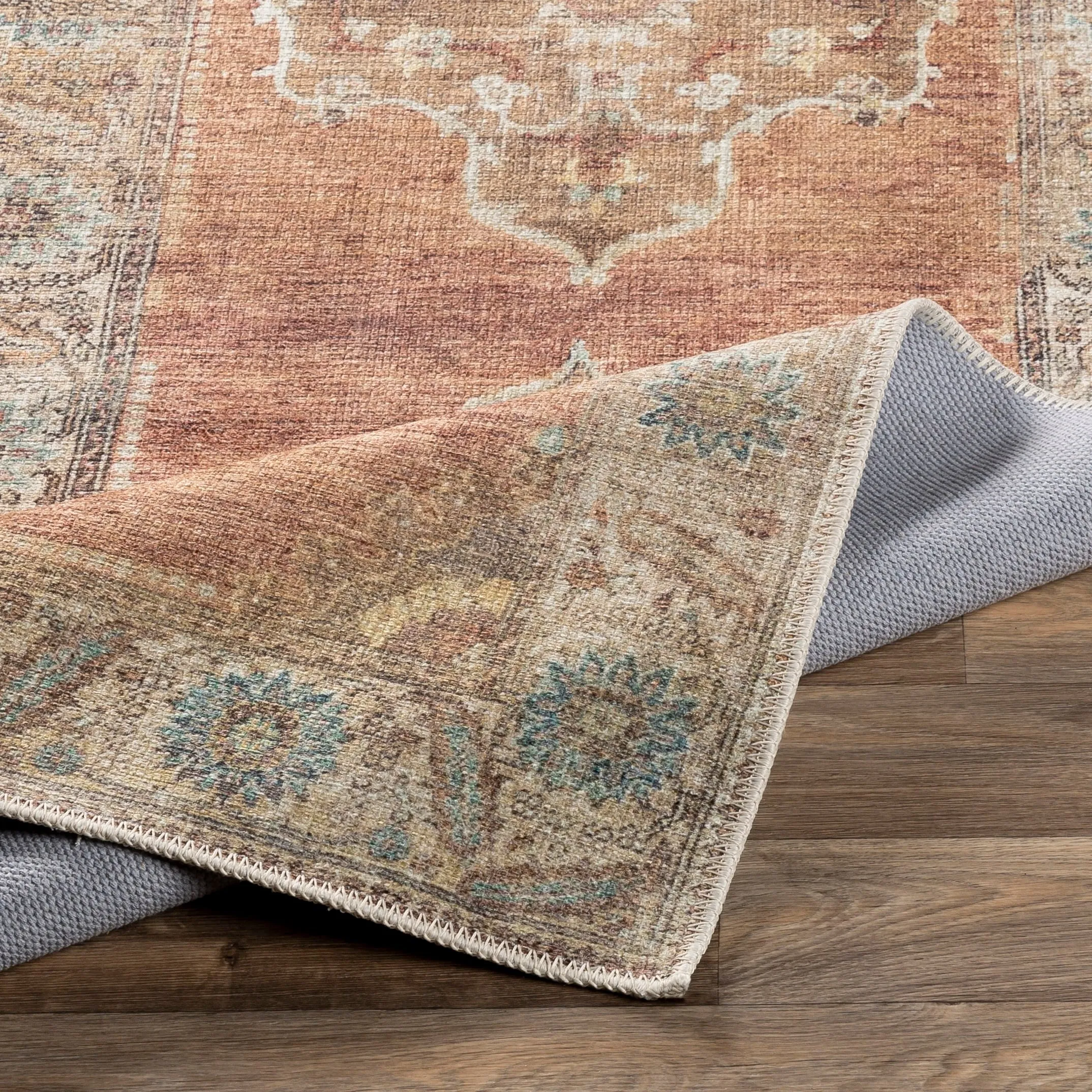 Rashida Printed Vintage Medallion Hallway Runner