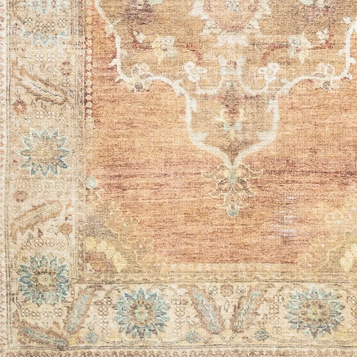 Rashida Printed Vintage Medallion Hallway Runner