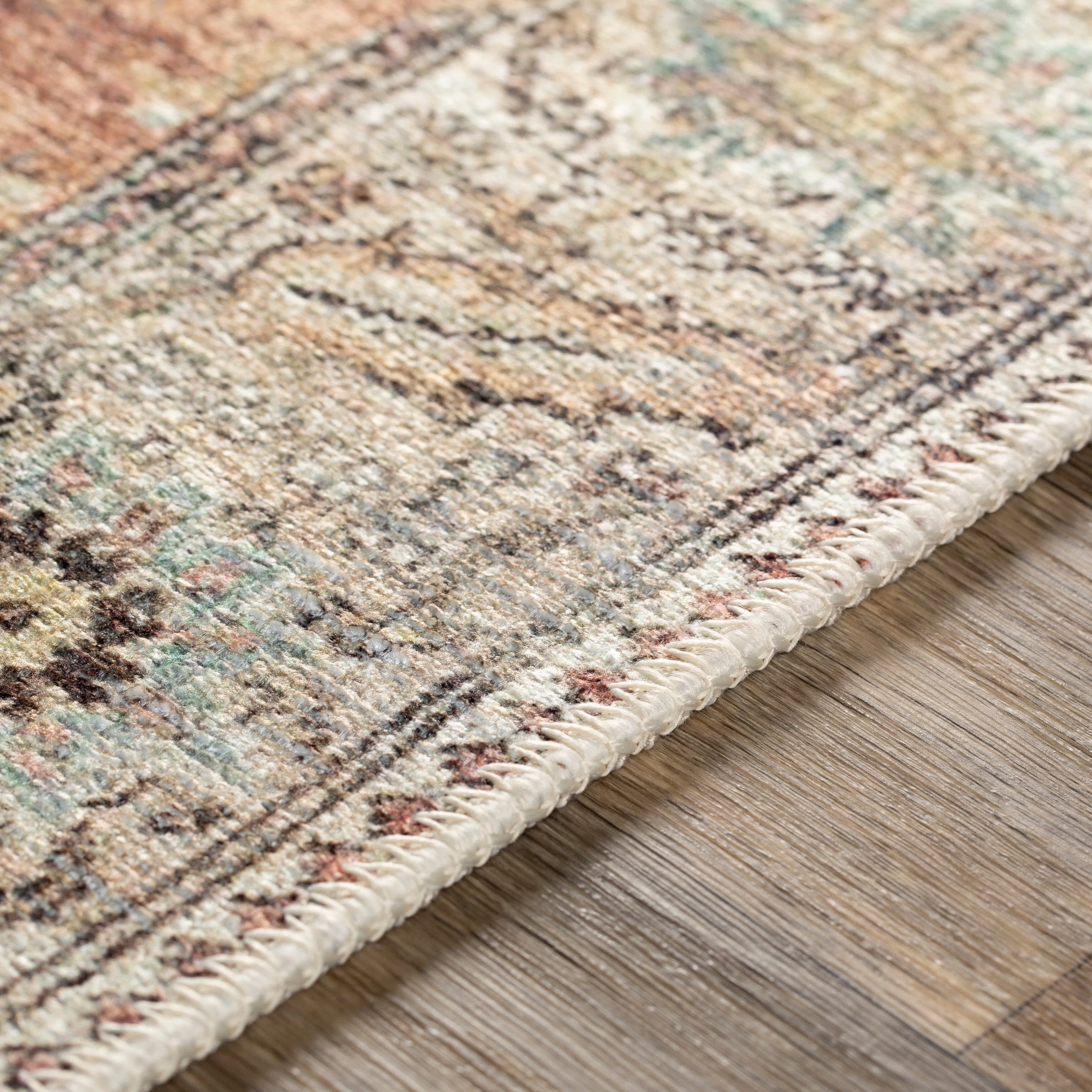 Rashida Printed Vintage Medallion Hallway Runner