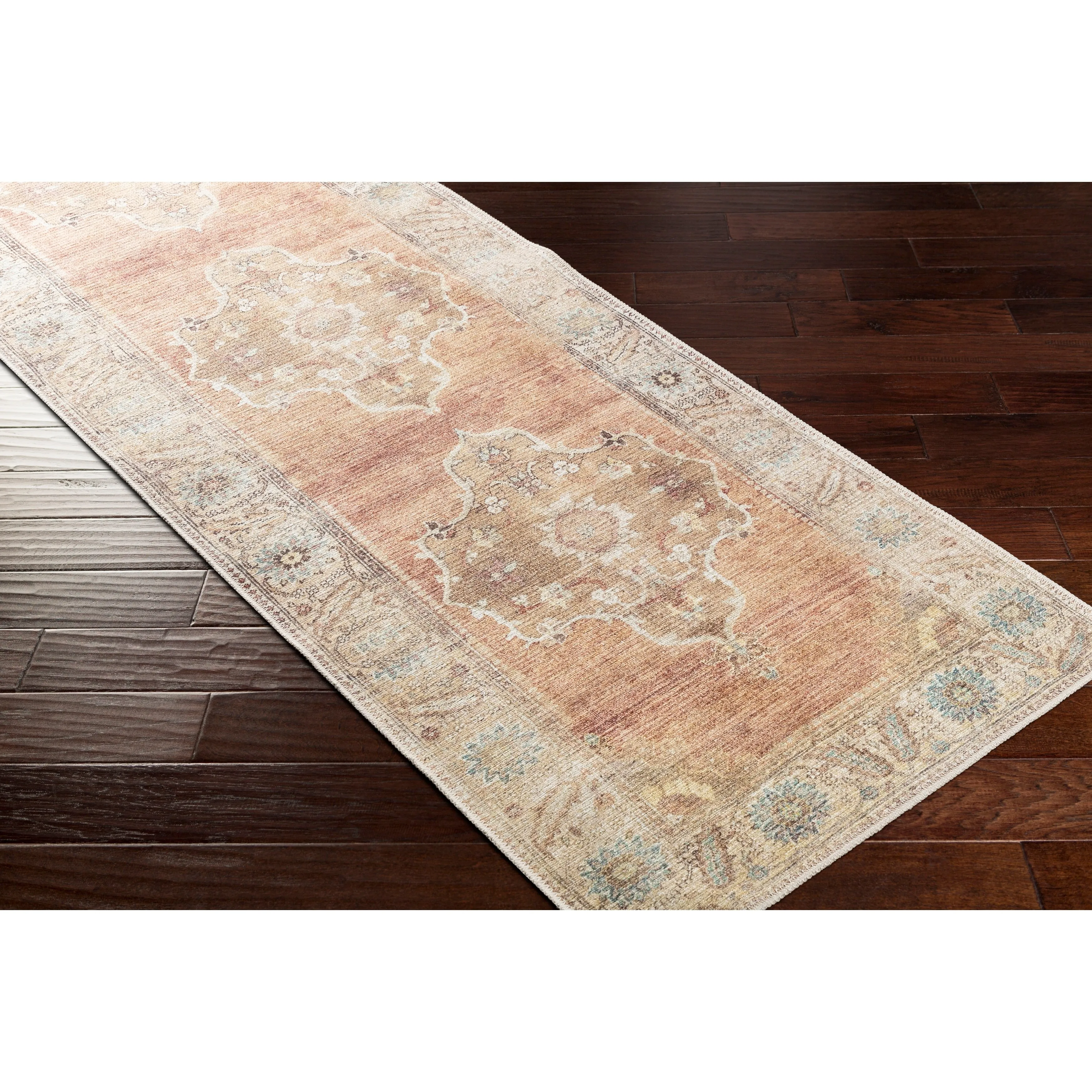 Rashida Printed Vintage Medallion Hallway Runner