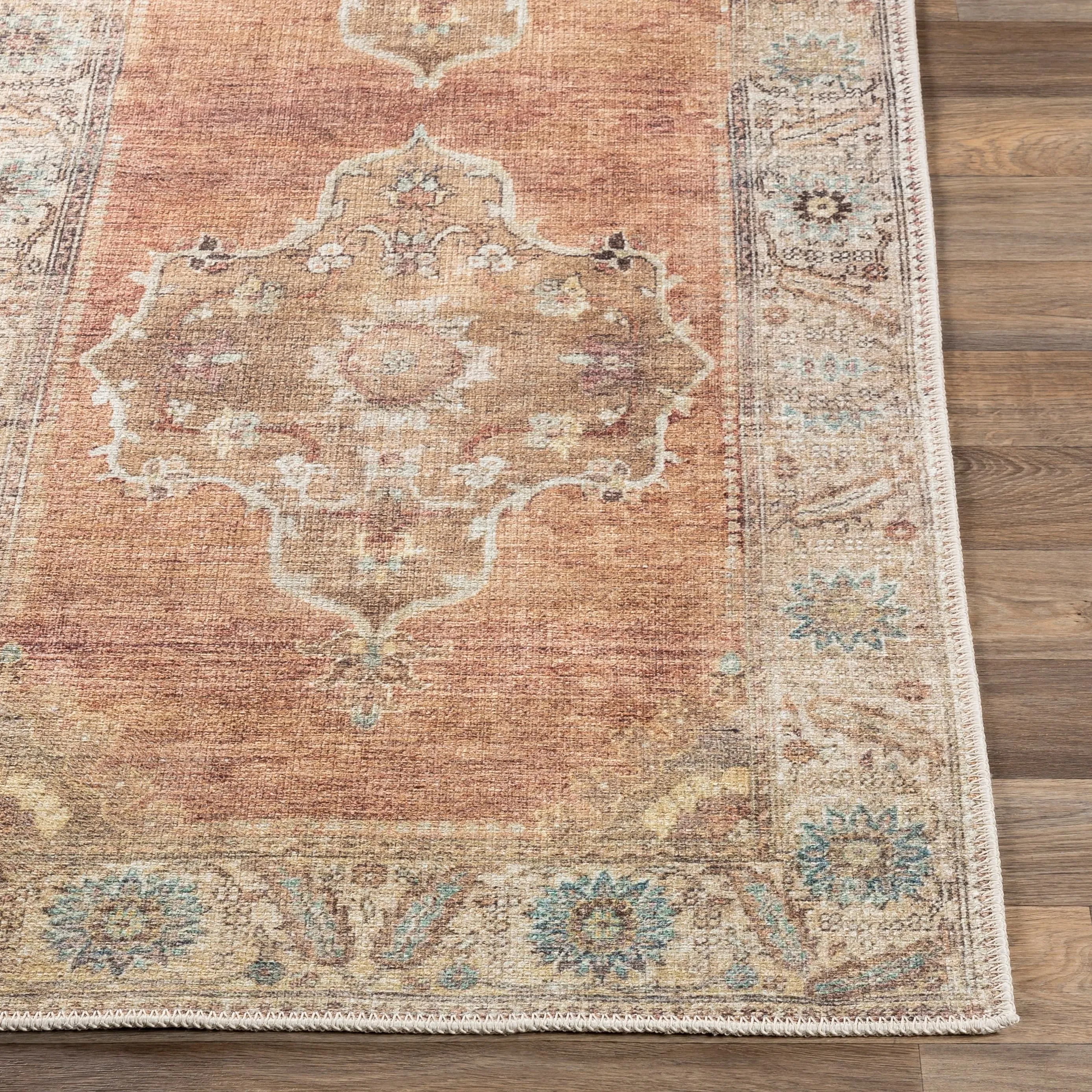 Rashida Printed Vintage Medallion Hallway Runner
