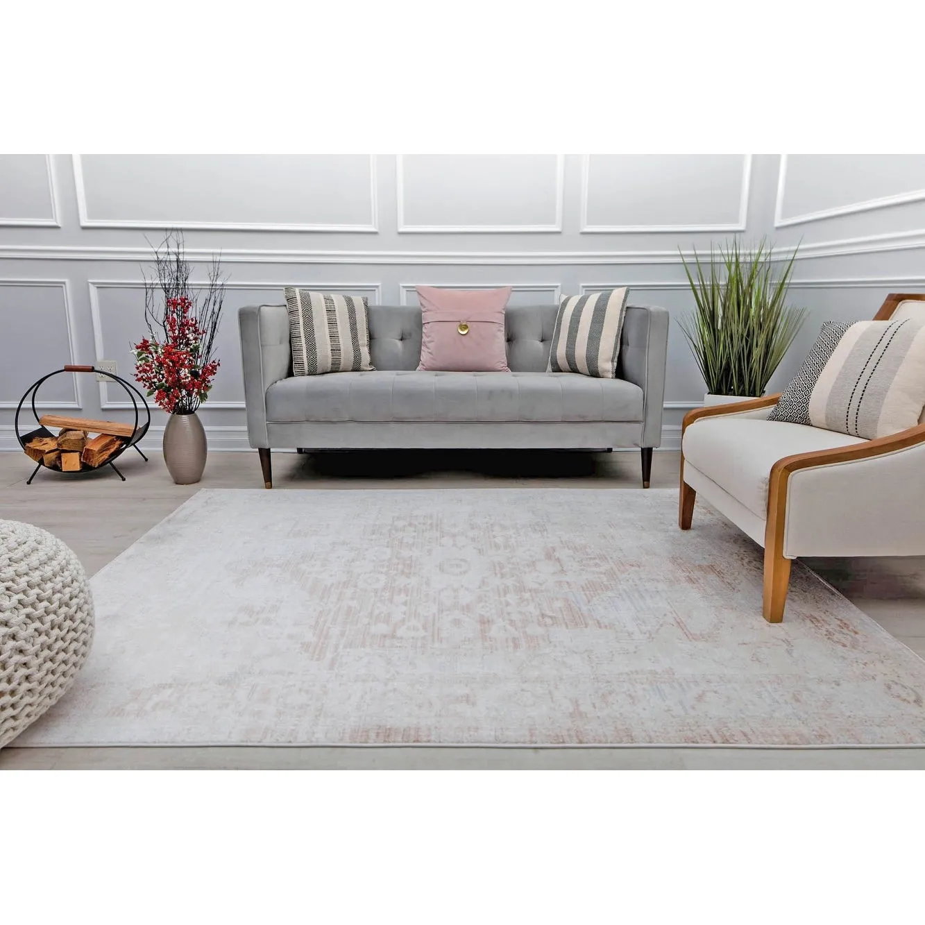Romeo Vintage Abstract Area Rug by Rugs America
