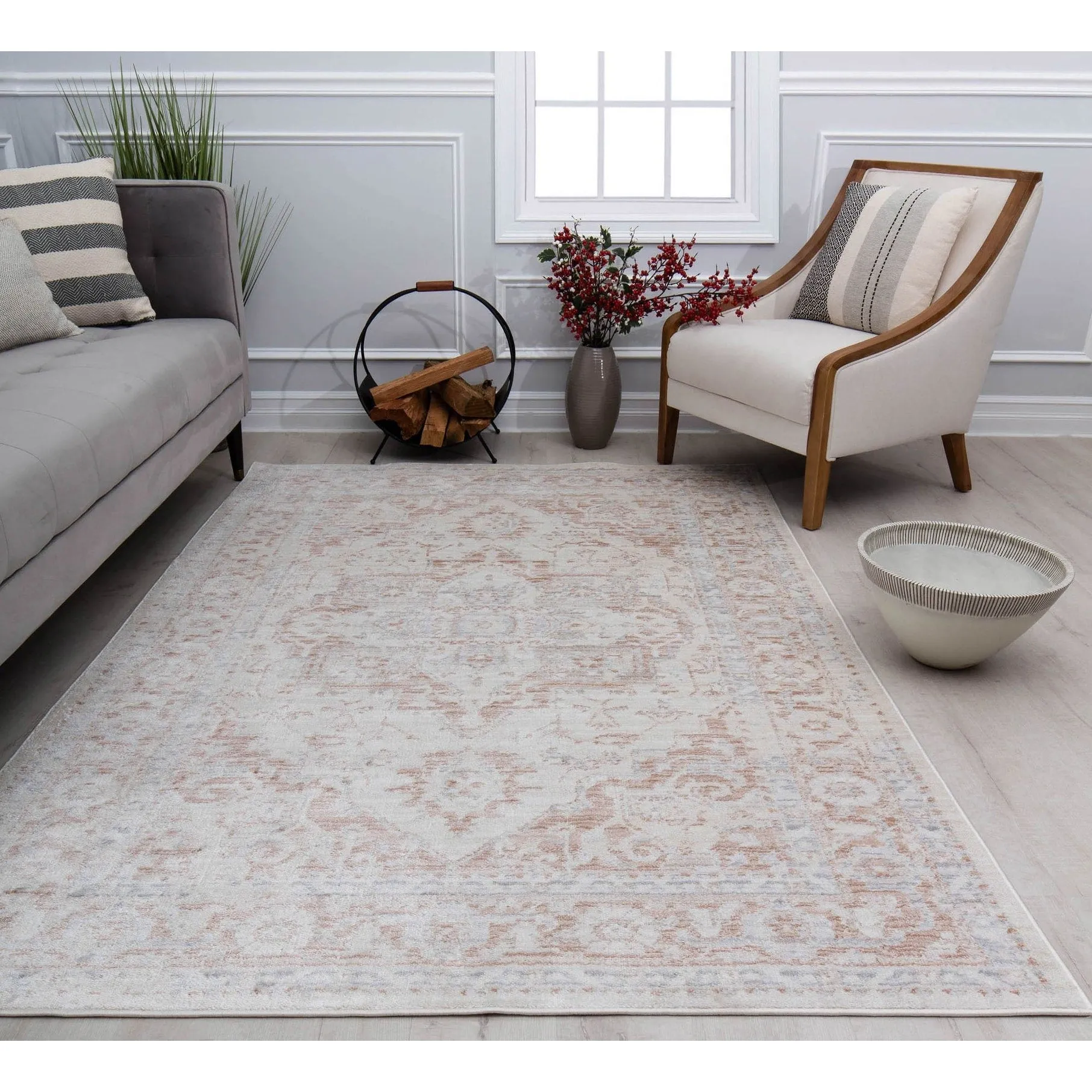 Romeo Vintage Abstract Area Rug by Rugs America