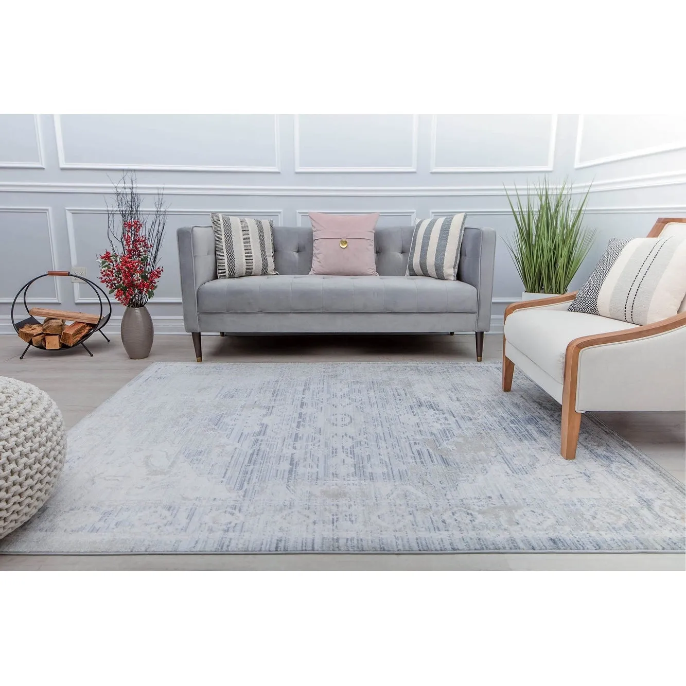 Romeo Vintage Abstract Area Rug by Rugs America