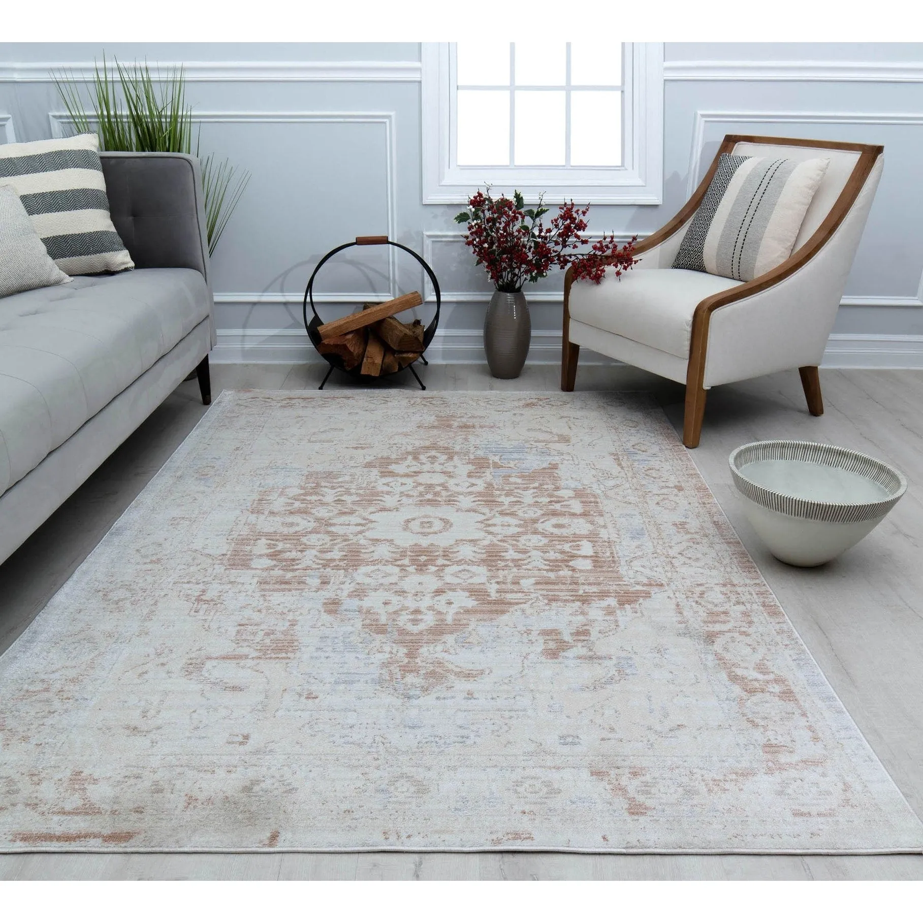 Romeo Vintage Abstract Area Rug by Rugs America