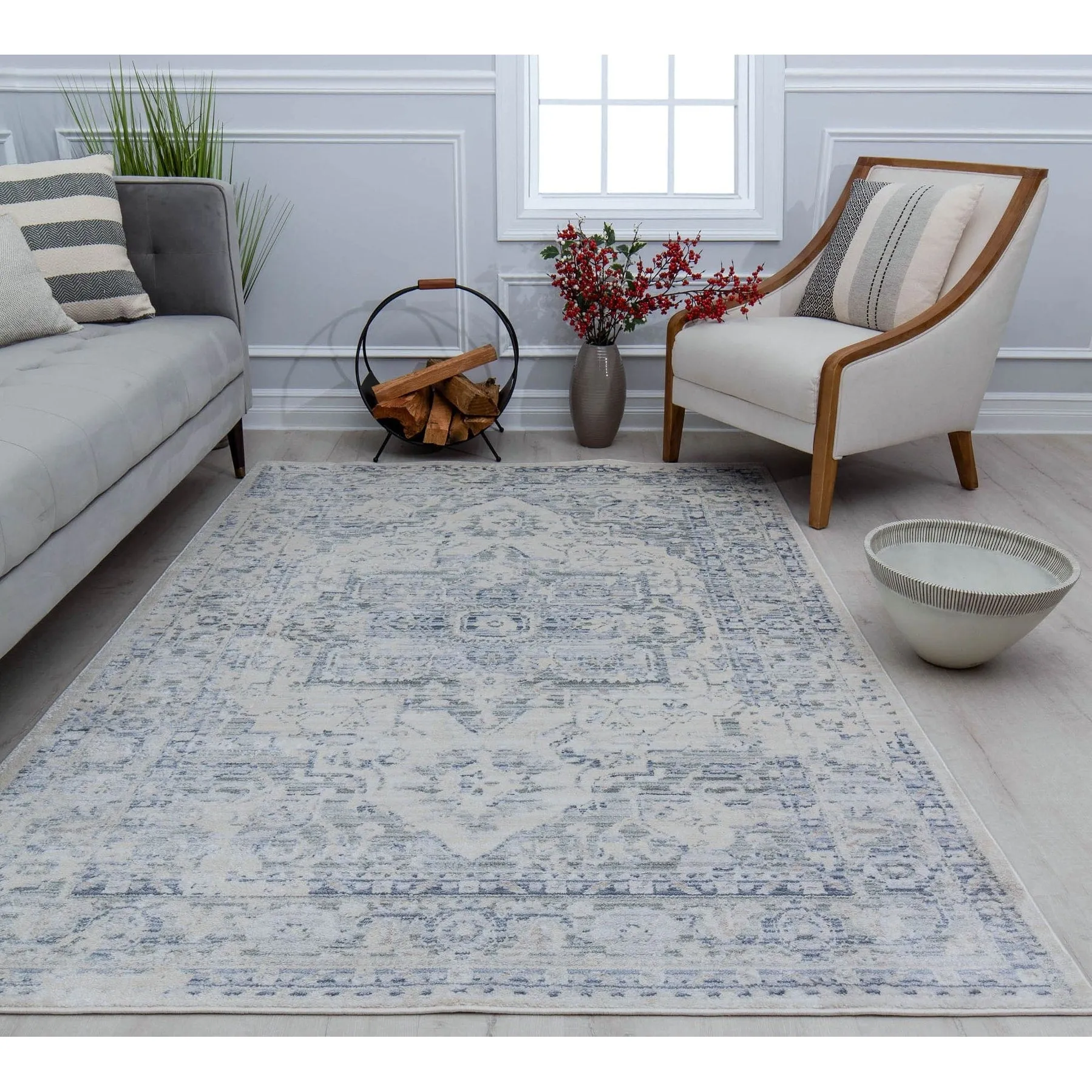 Romeo Vintage Abstract Area Rug by Rugs America