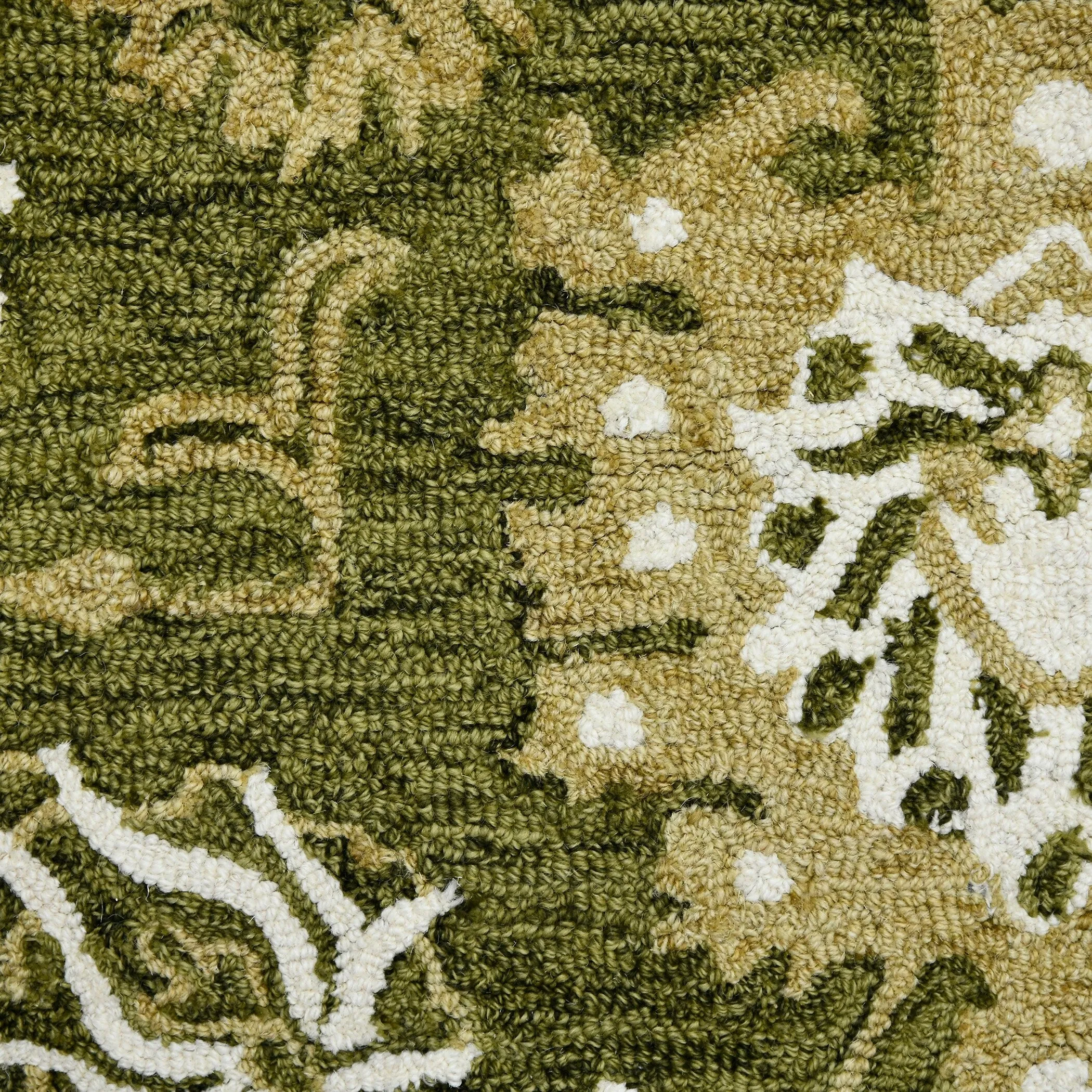 Romesha Newburg Hand-Hooked Wool Area Rug