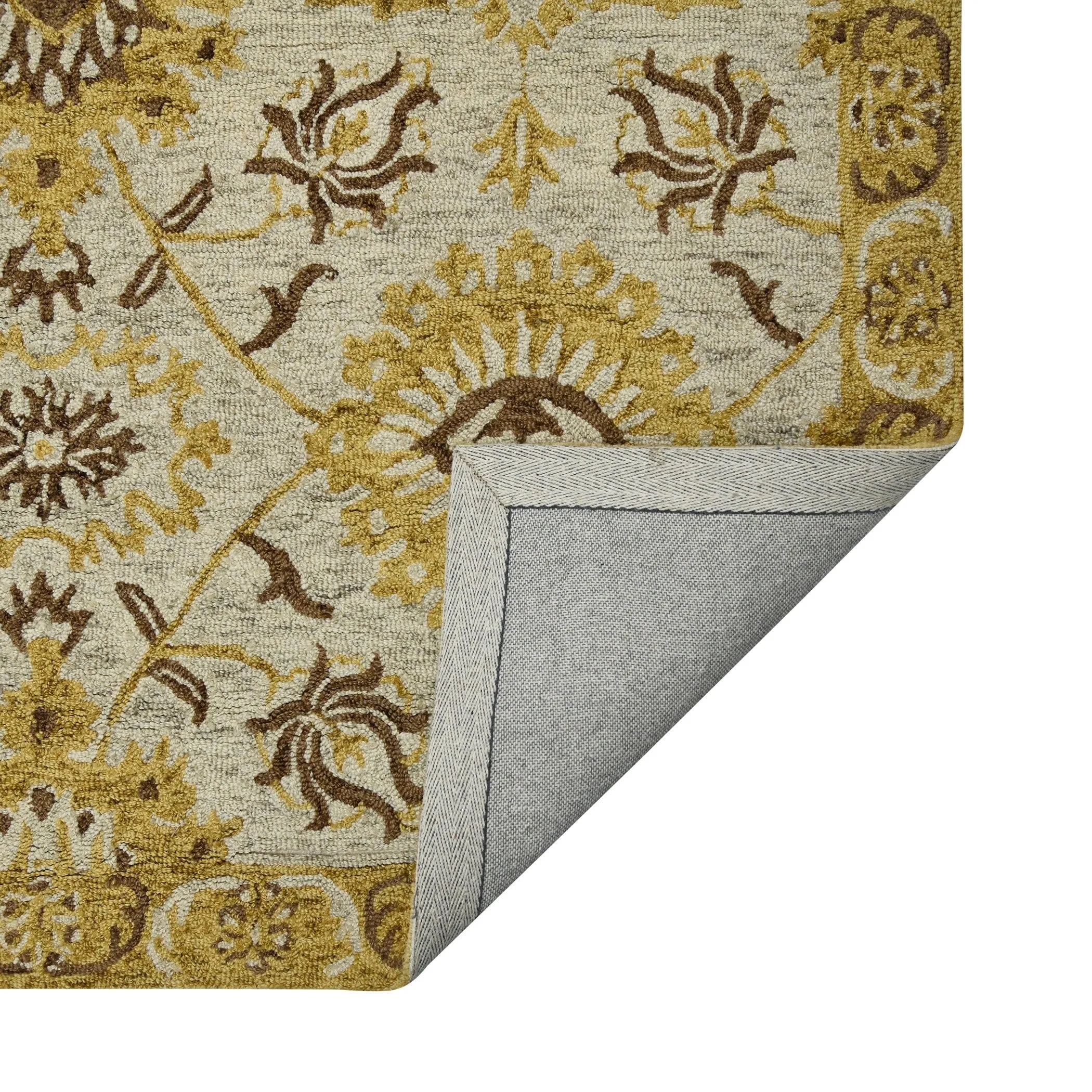 Romesha Newburg Hand-Hooked Wool Area Rug