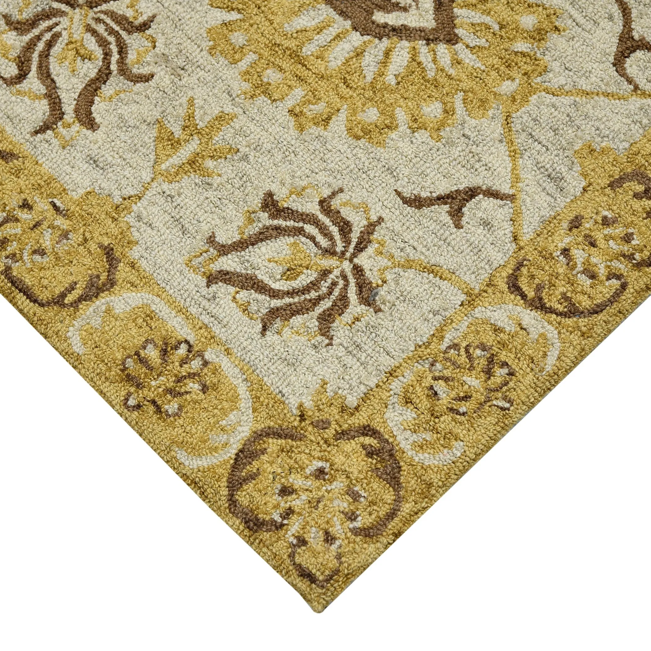 Romesha Newburg Hand-Hooked Wool Area Rug