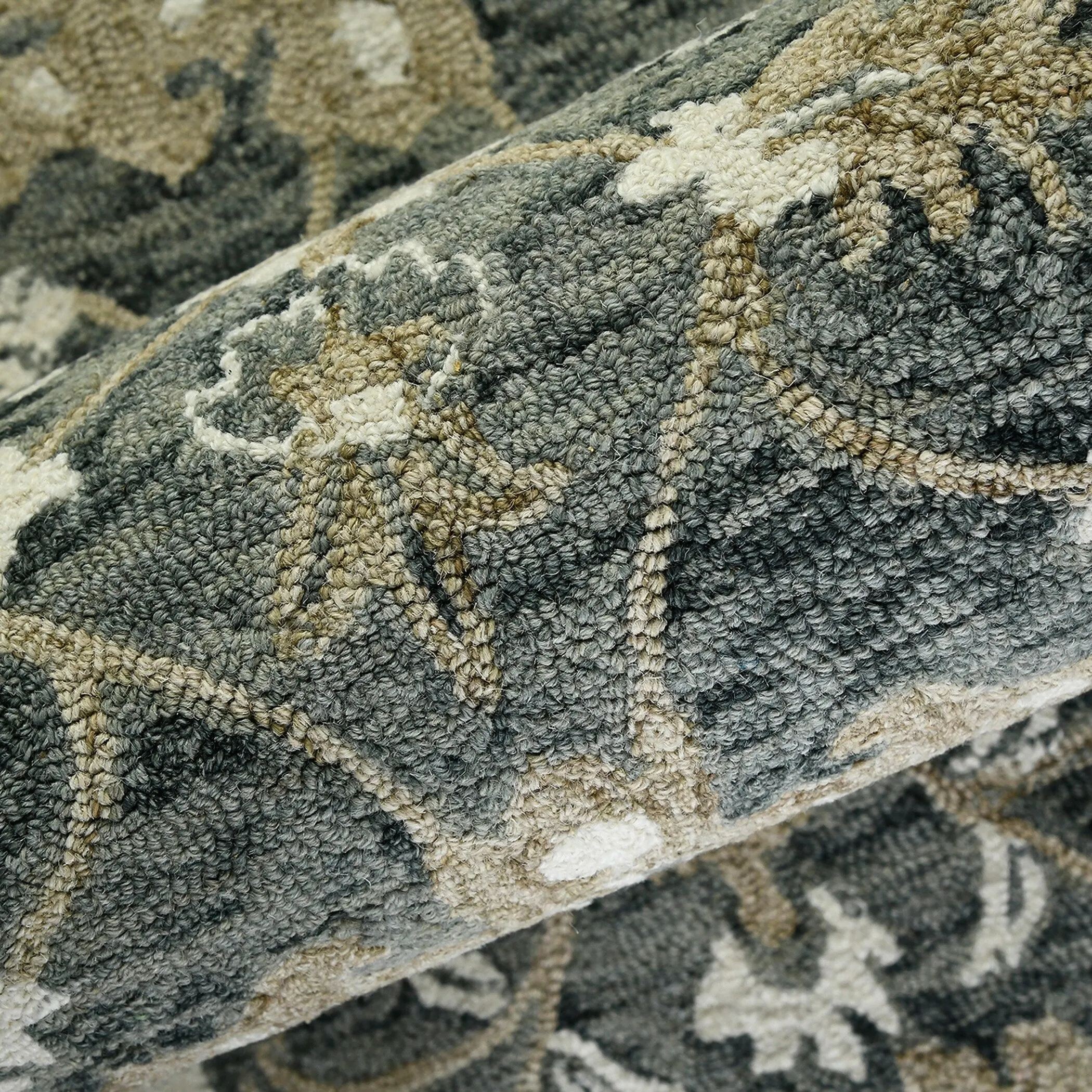 Romesha Newburg Hand-Hooked Wool Area Rug